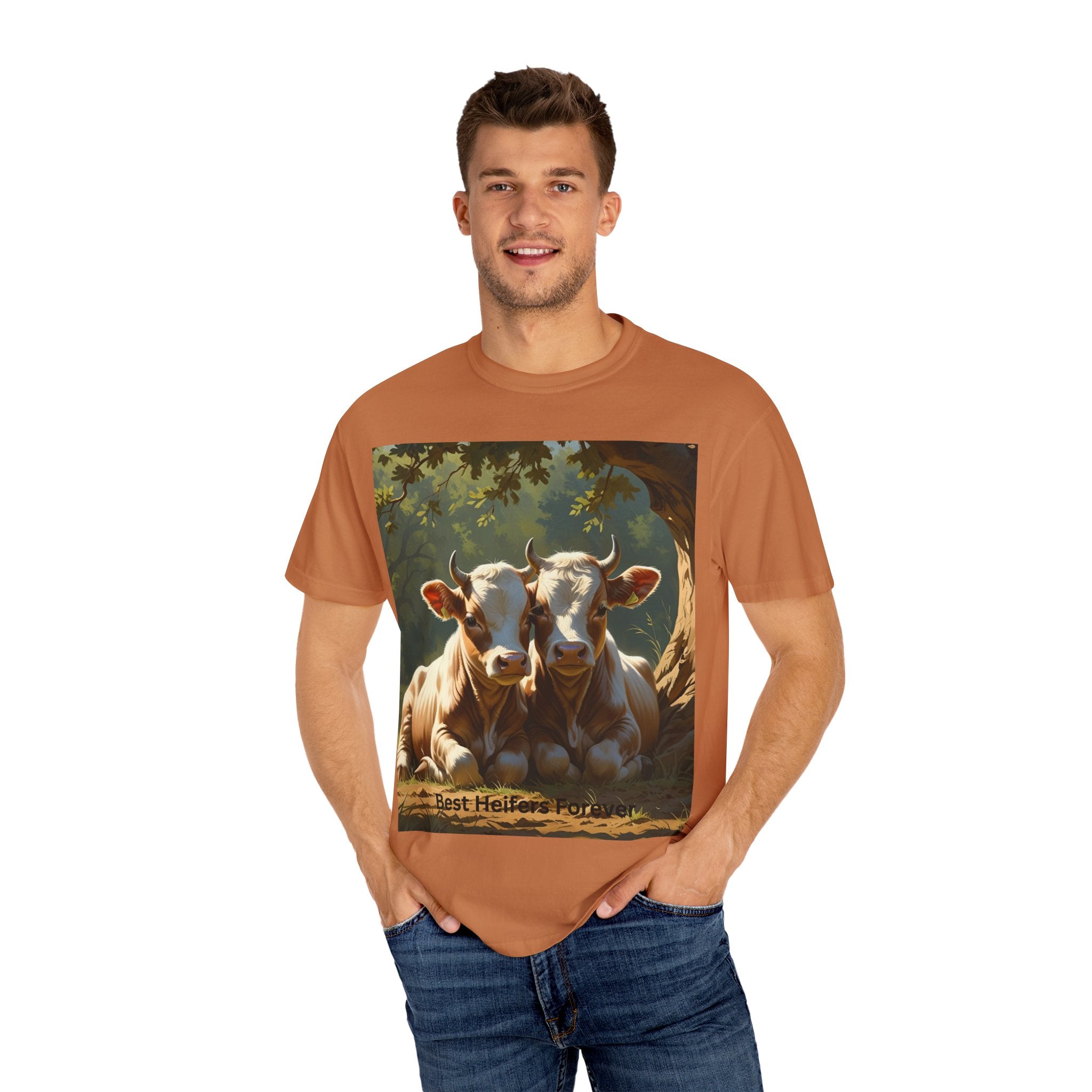 Best Heifers Forever T-shirt, Cute Cow Shirt, Animal Lover Gift, Farm T-shirt, Gift for Her, Unisex Casual Wear