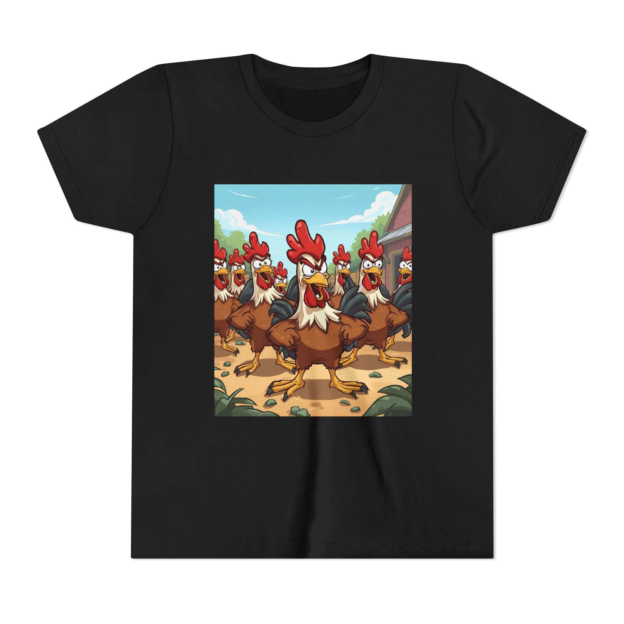 Chicken Funny Youth Short Sleeve Tee