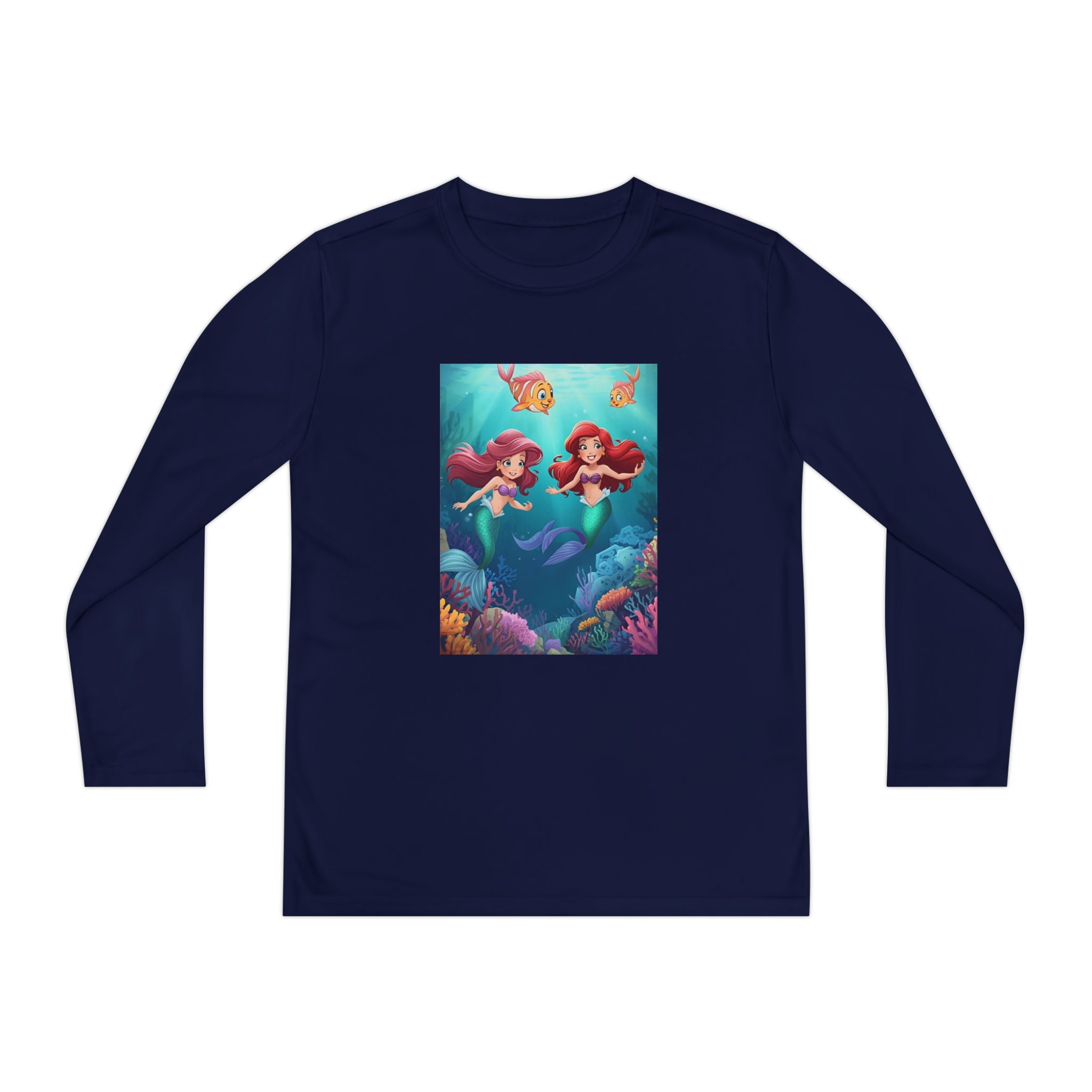 Mermaid Youth Long Sleeve Competitor Tee