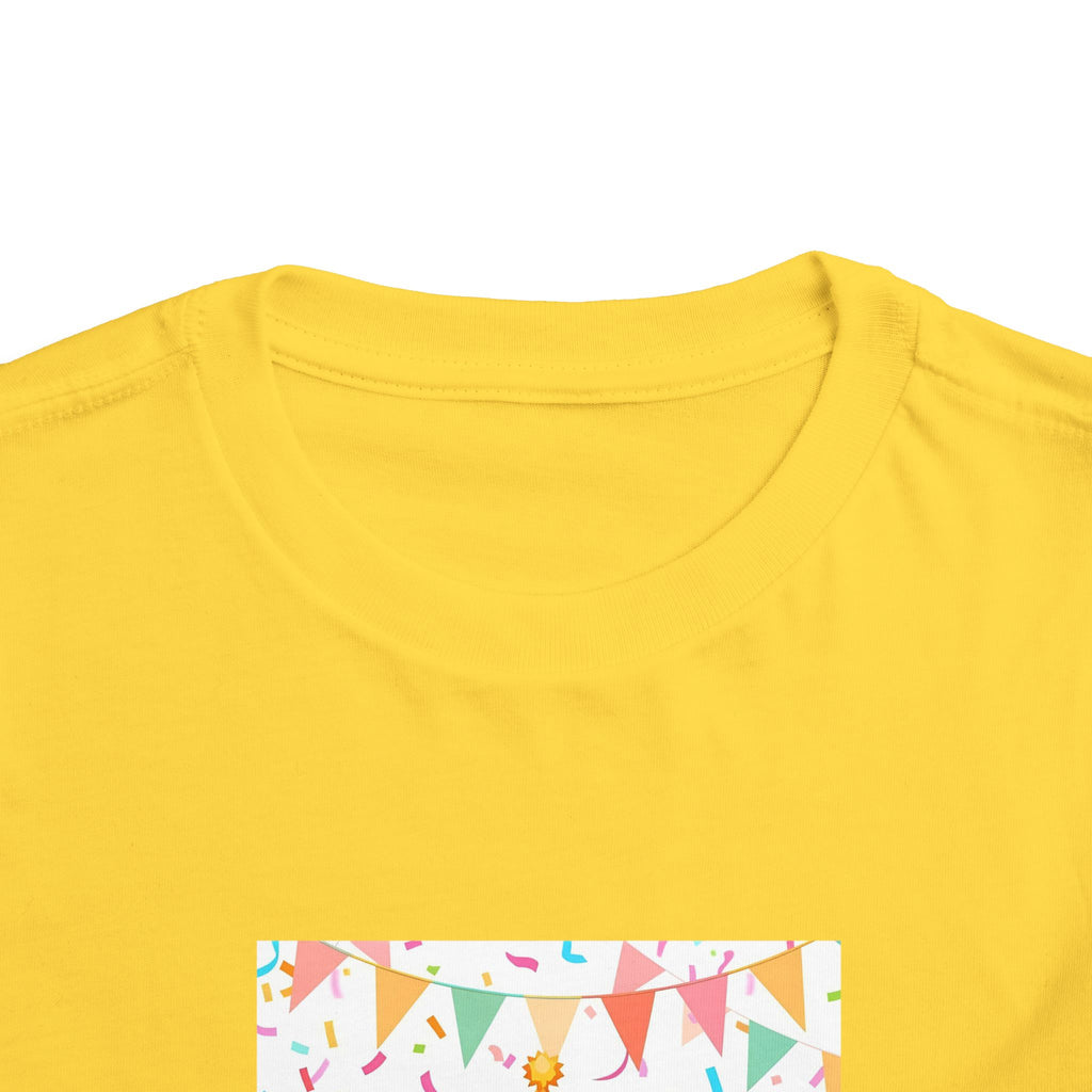 Party Animal With Squirl Toddler Short Sleeve Tee