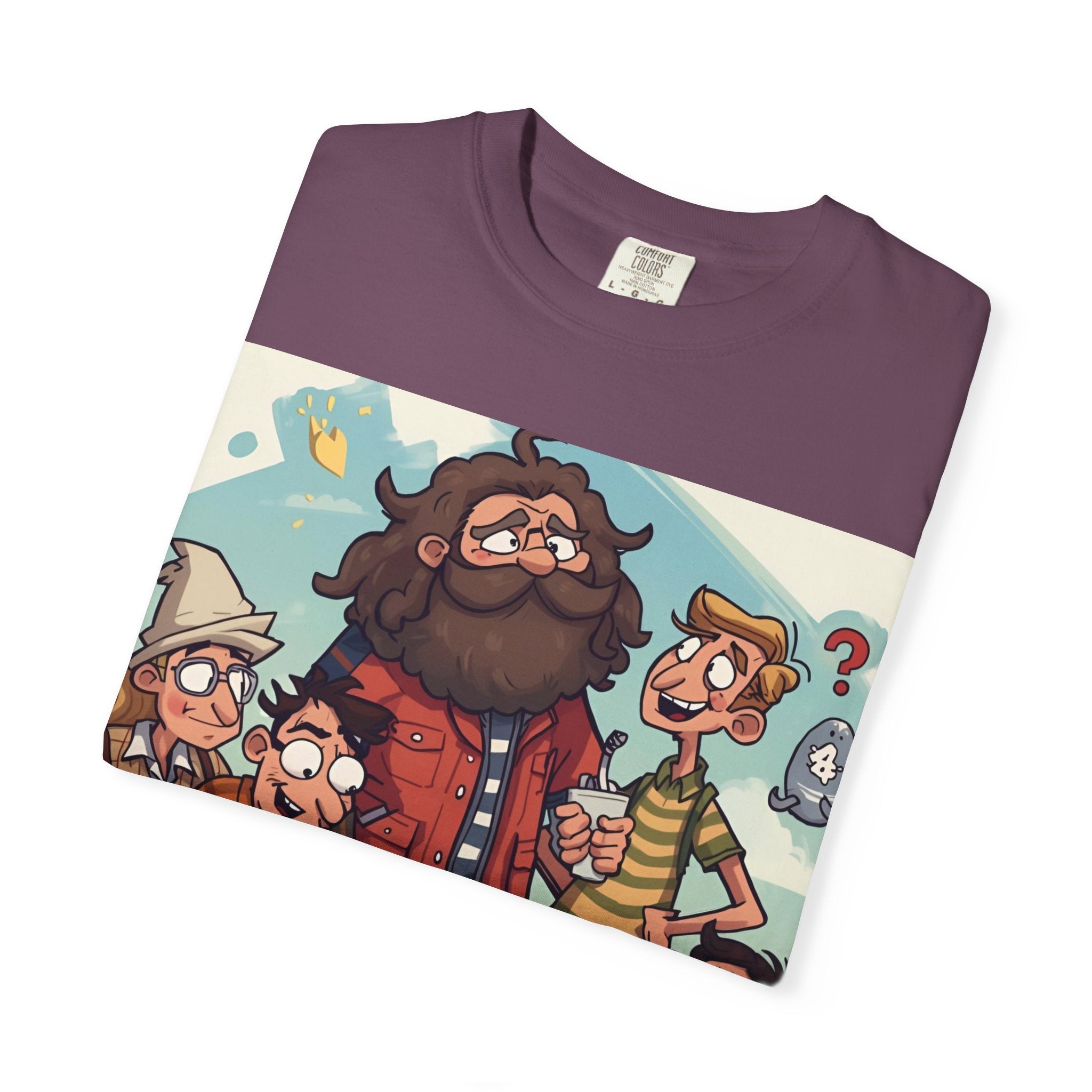 Charming Cartoon Graphic Tee, Fun Unisex T-shirt for Casual Wear, Unique Gift Ideas for Holidays, Family Gatherings, Cartoon Lovers, [...]