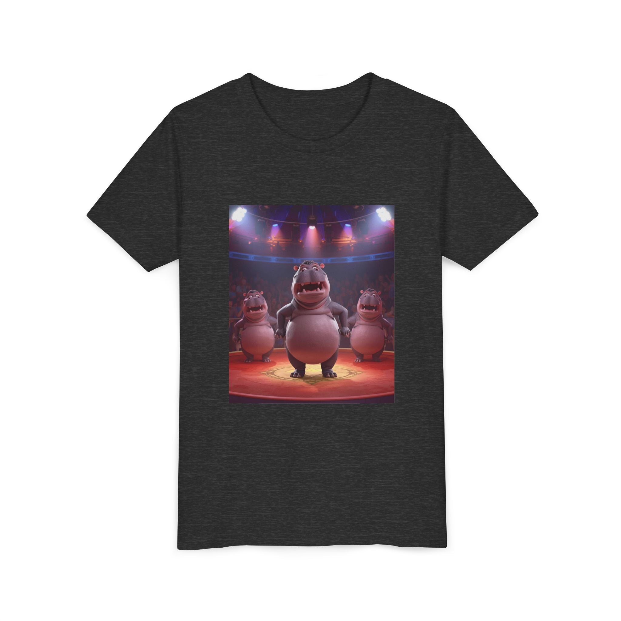 Hippo Funny Youth Short Sleeve Tee