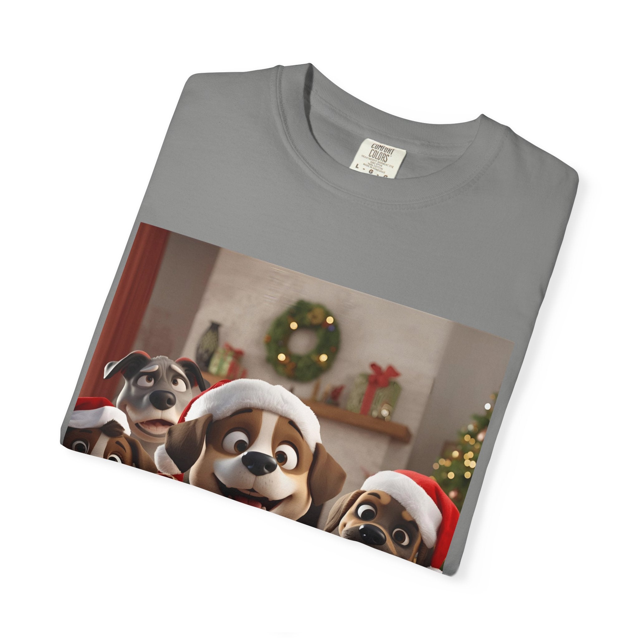 Cute Christmas Festive Dog Holiday T-Shirt | Pet Lover Gift, Christmas Shirt, Unisex Casual Tee, Cute Animal Apparel, Holiday Spirit Outfit