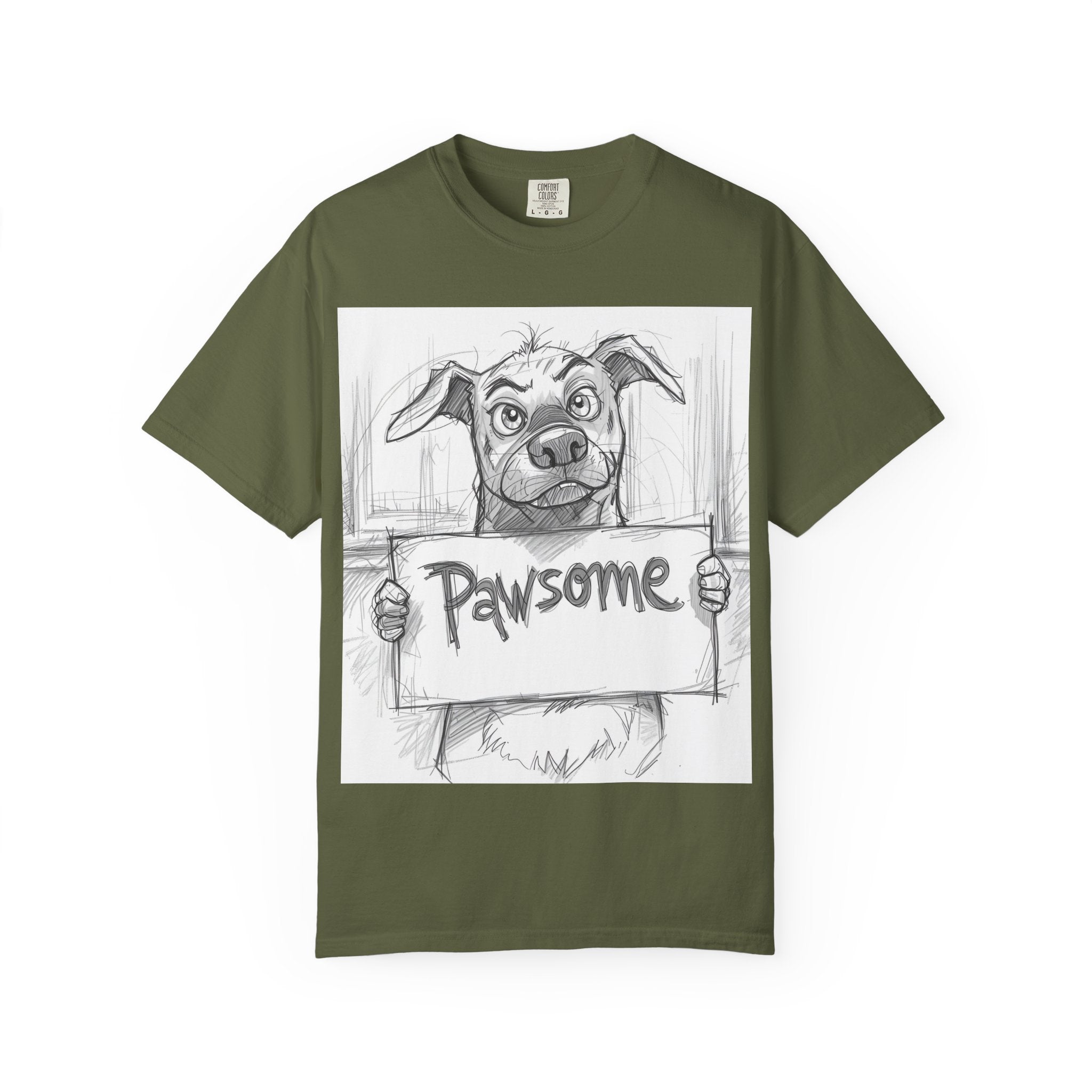 Pawsome Pet Lover T-Shirt, Dog Graphic Tee, Animal Lover Gift, Casual Wear, Unique Style, Pet Adoption Shirt