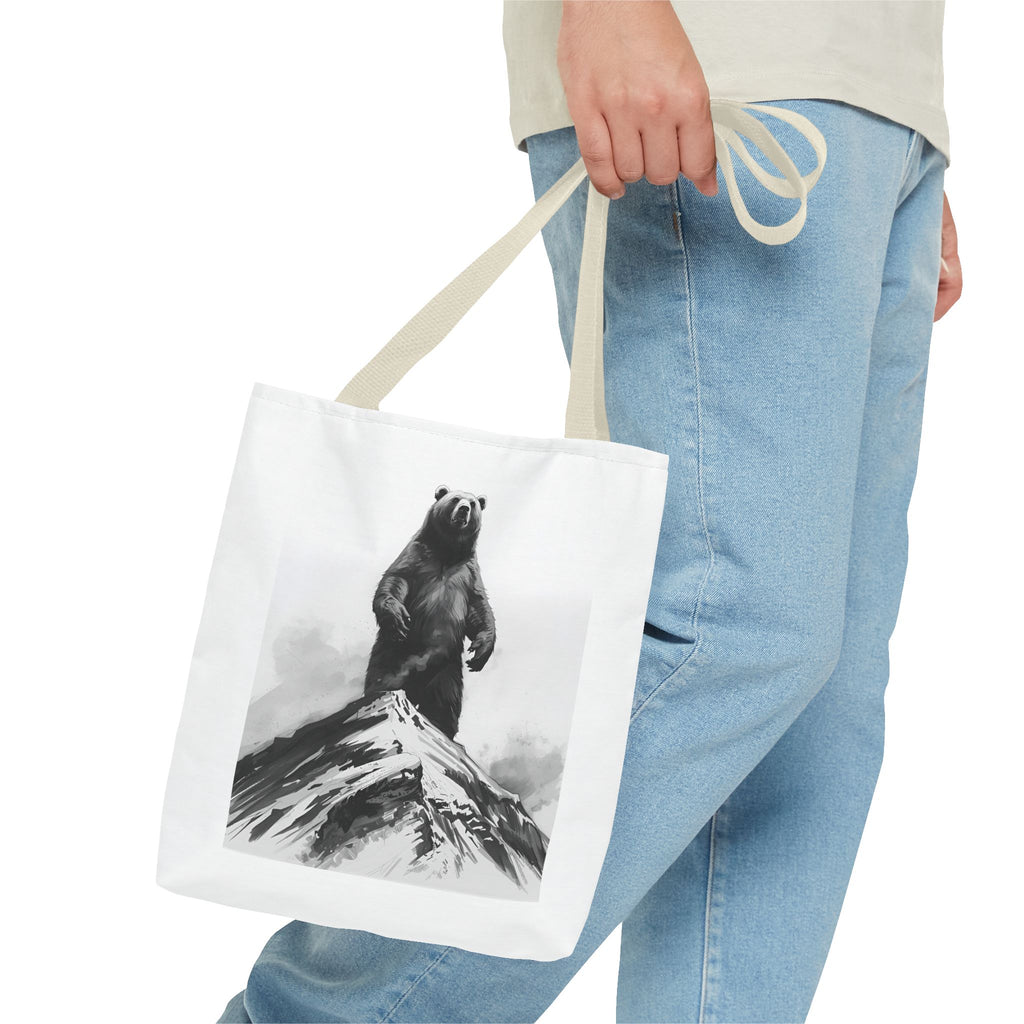 Bear Mountain Snow Tote Bag (AOP)
