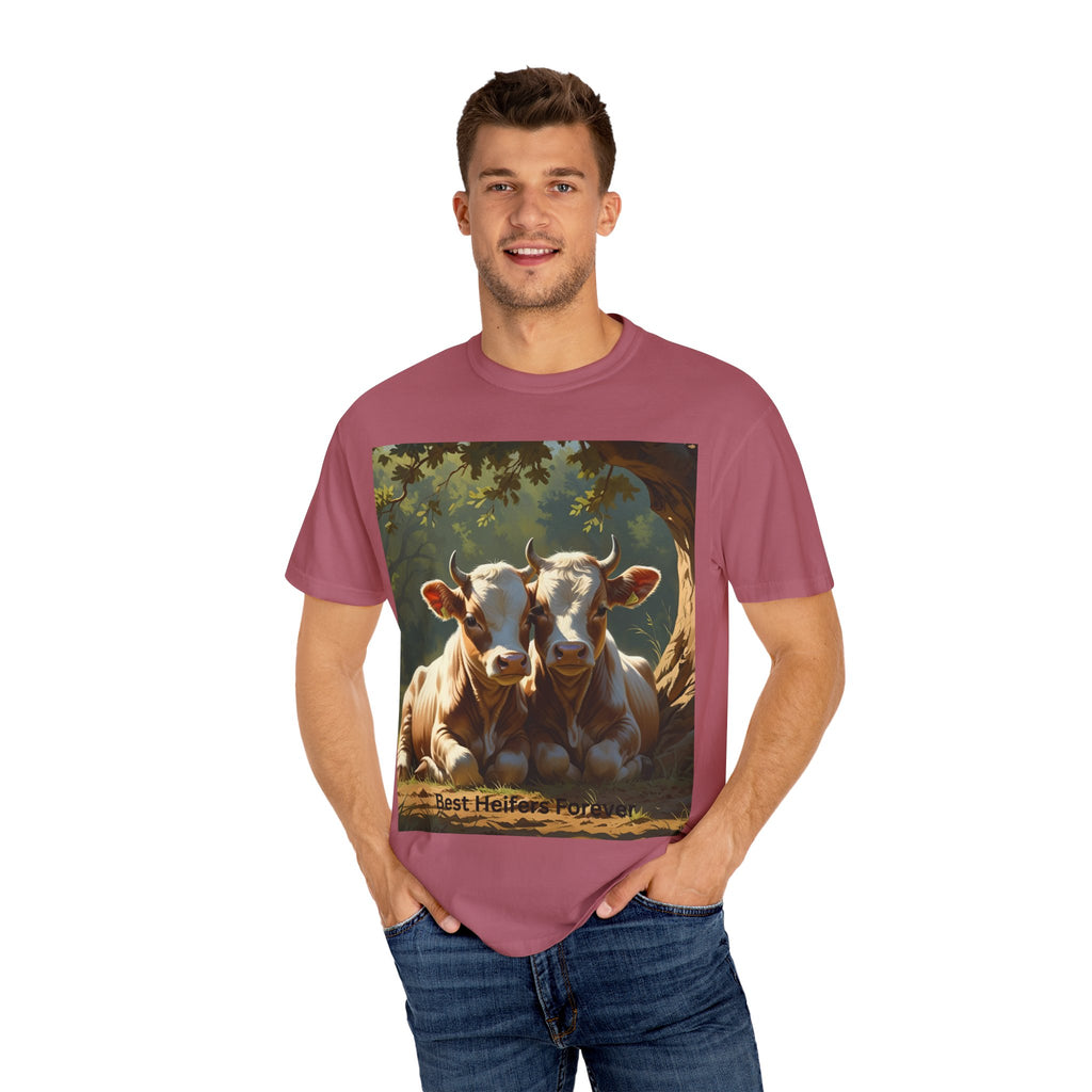 Best Heifers Forever T-shirt, Cute Cow Shirt, Animal Lover Gift, Farm T-shirt, Gift for Her, Unisex Casual Wear