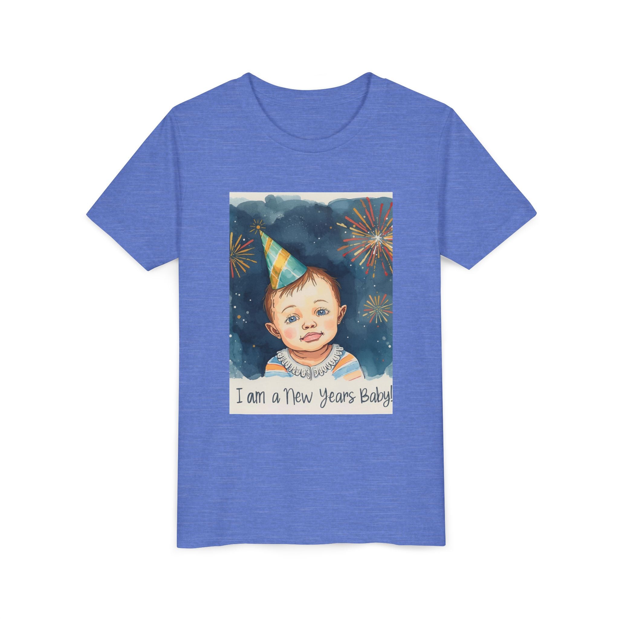 I Am A New Years Baby Youth Short Sleeve Tee