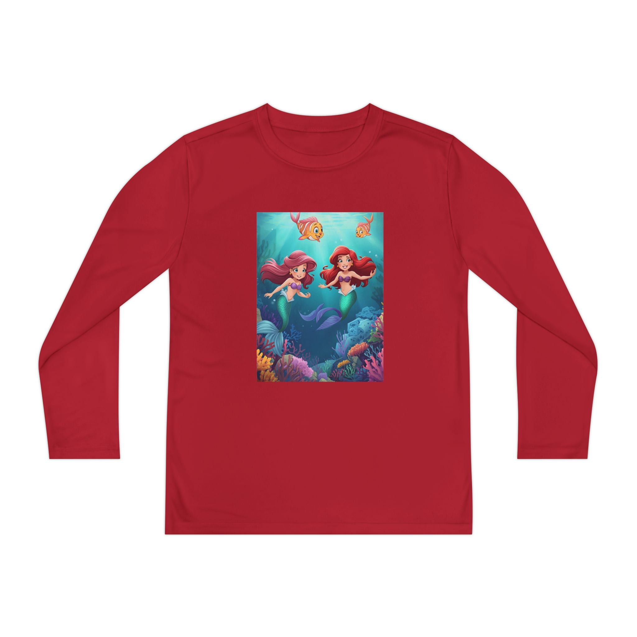 Mermaid Youth Long Sleeve Competitor Tee