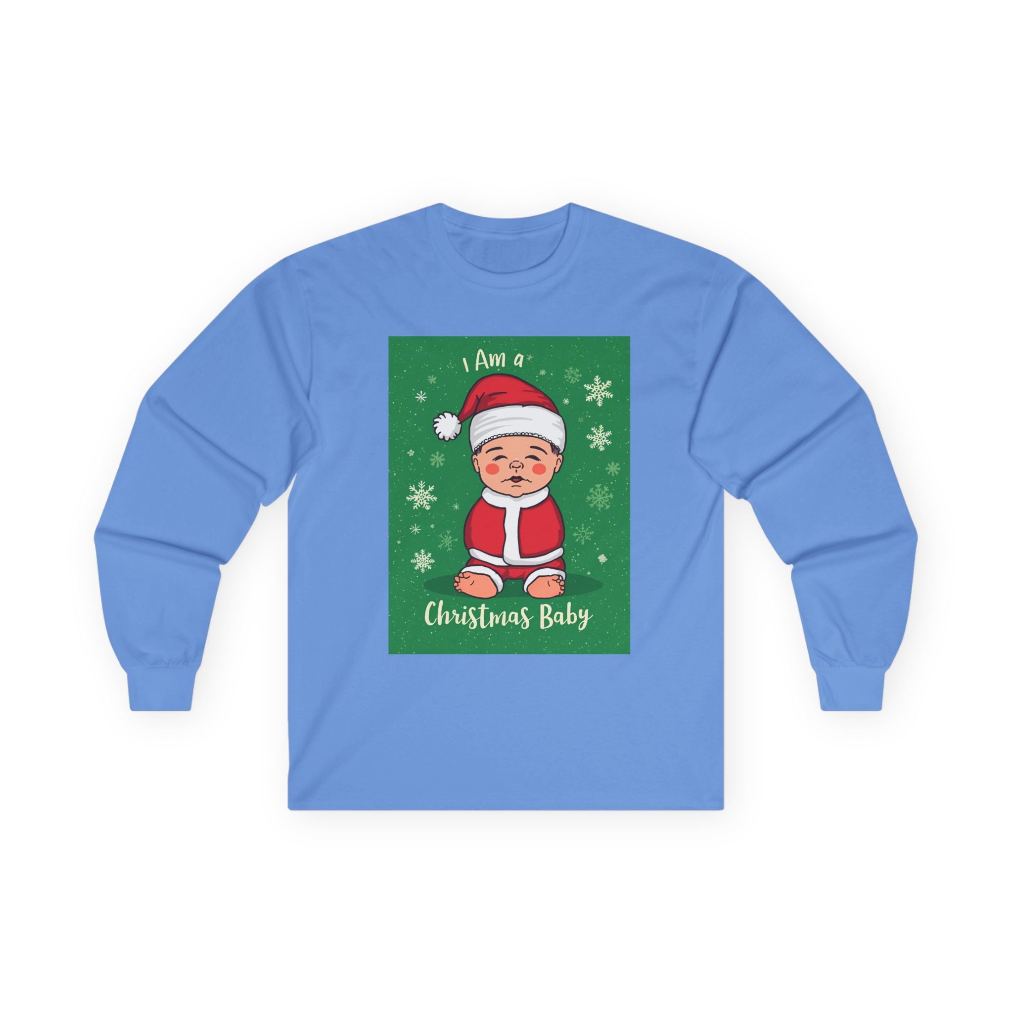 Christmas Baby Long Sleeve Tee, Holiday Shirt, Winter Apparel, Cute Baby Shirt, Unisex Holiday Clothing