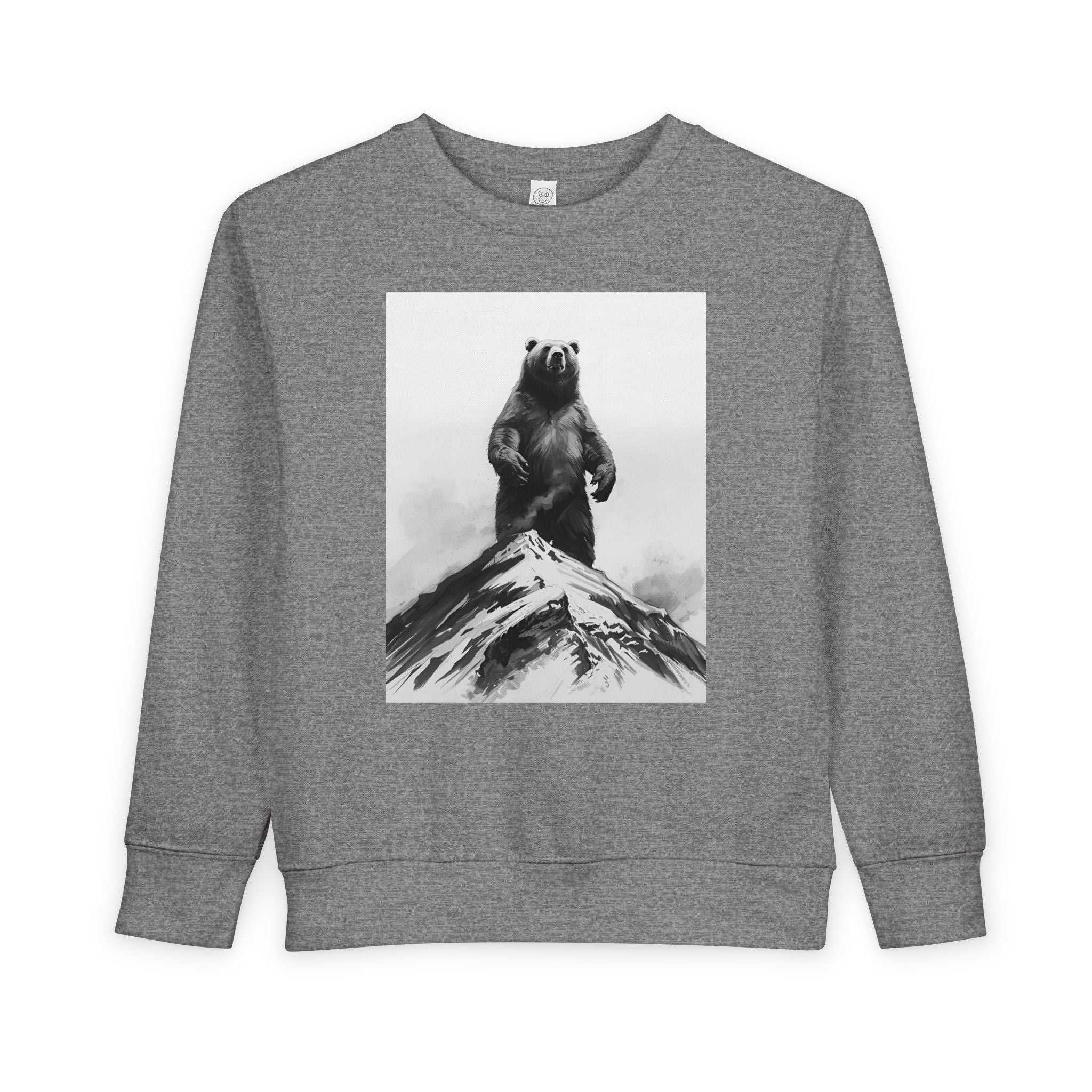 Bear Mountain Snow Toddler Sweatshirt