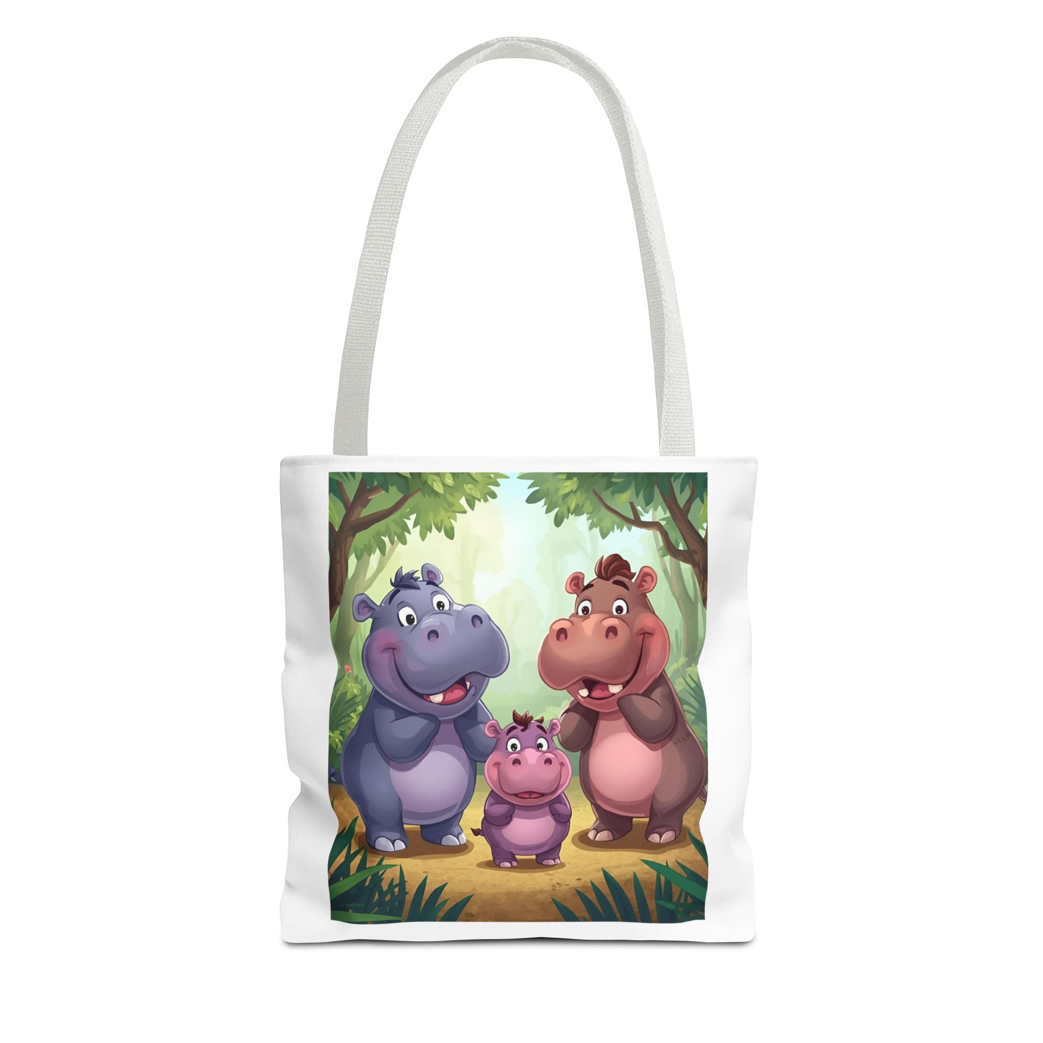 Hippo Cute Tote Bag (AOP)