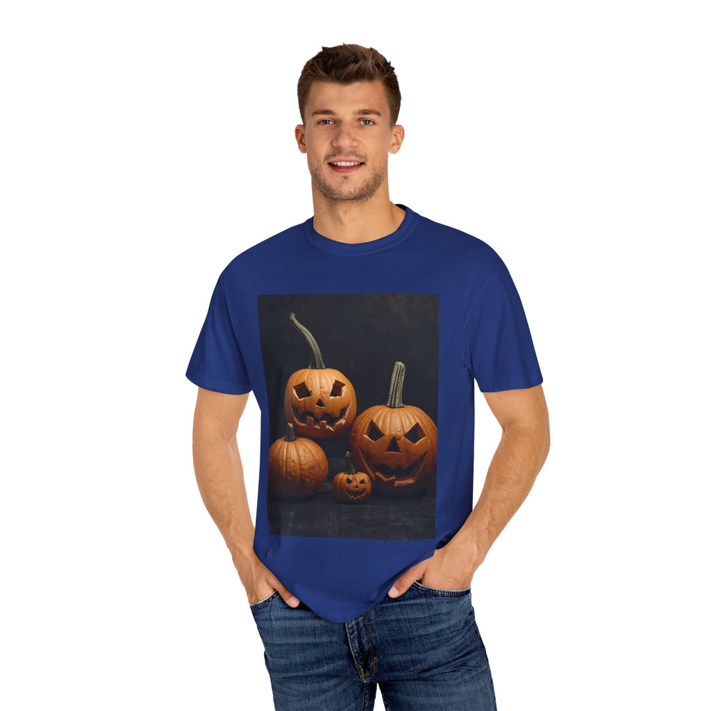 Halloween Pumpkin Graphic Tee, Unisex T-Shirt, Fall Fashion, Cozy Casual Wear, Spooky Season Apparel, Autumn Vibes