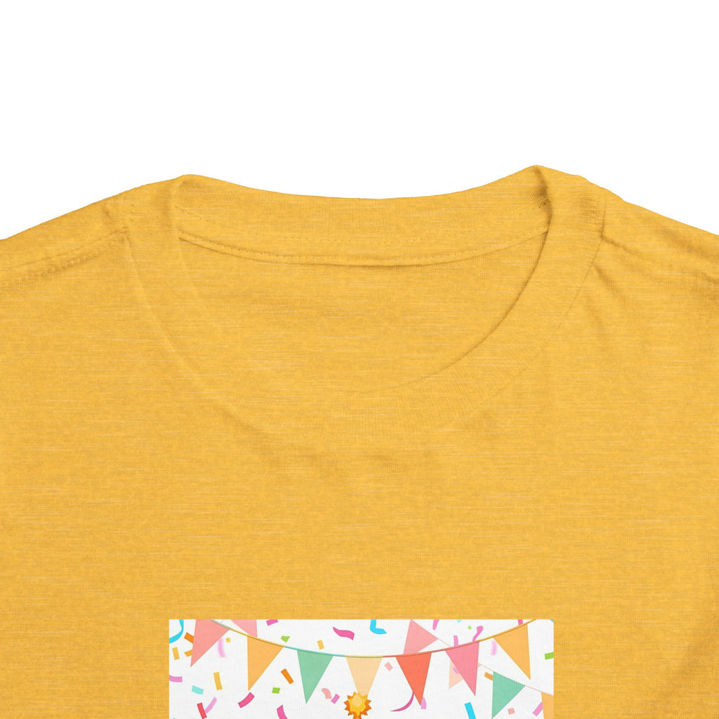 Party Animal With Squirl Toddler Short Sleeve Tee