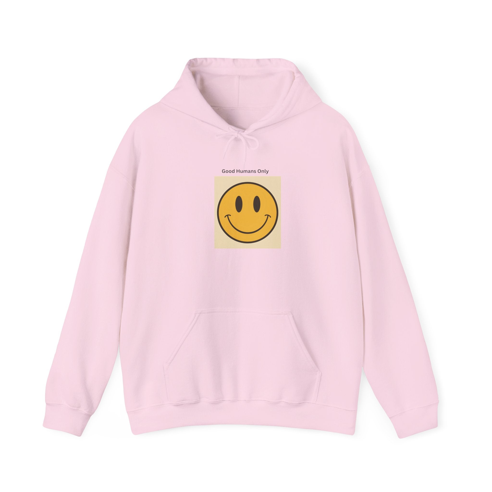 Smiley Face Unisex Hooded Sweatshirt | Cozy Casual Wear, Gift for Friends, Birthday Present, Fall Fashion, Chill Vibes