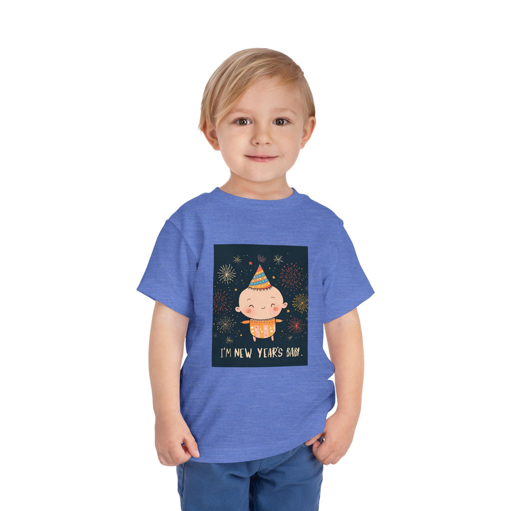 I Am A New Years Baby Toddler Short Sleeve Tee