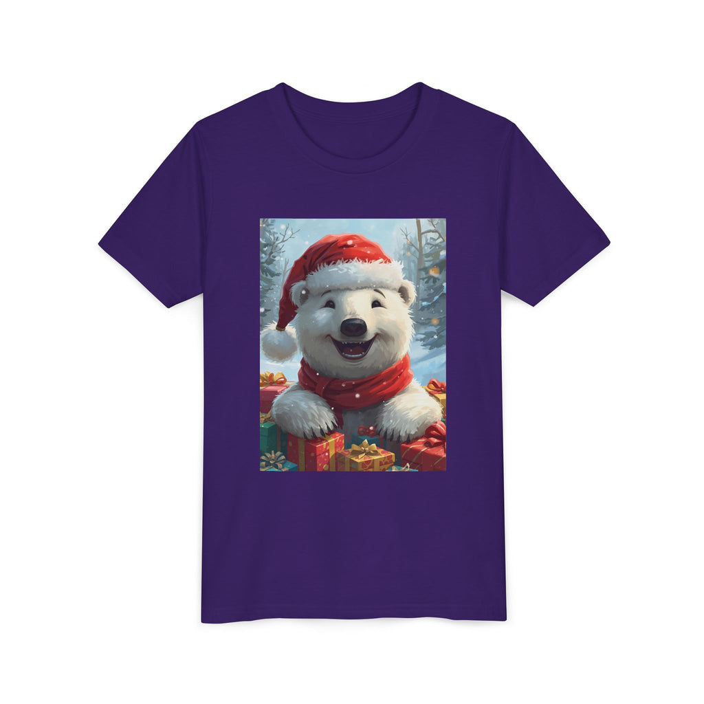 Christmas Bear Youth Short Sleeve Tee