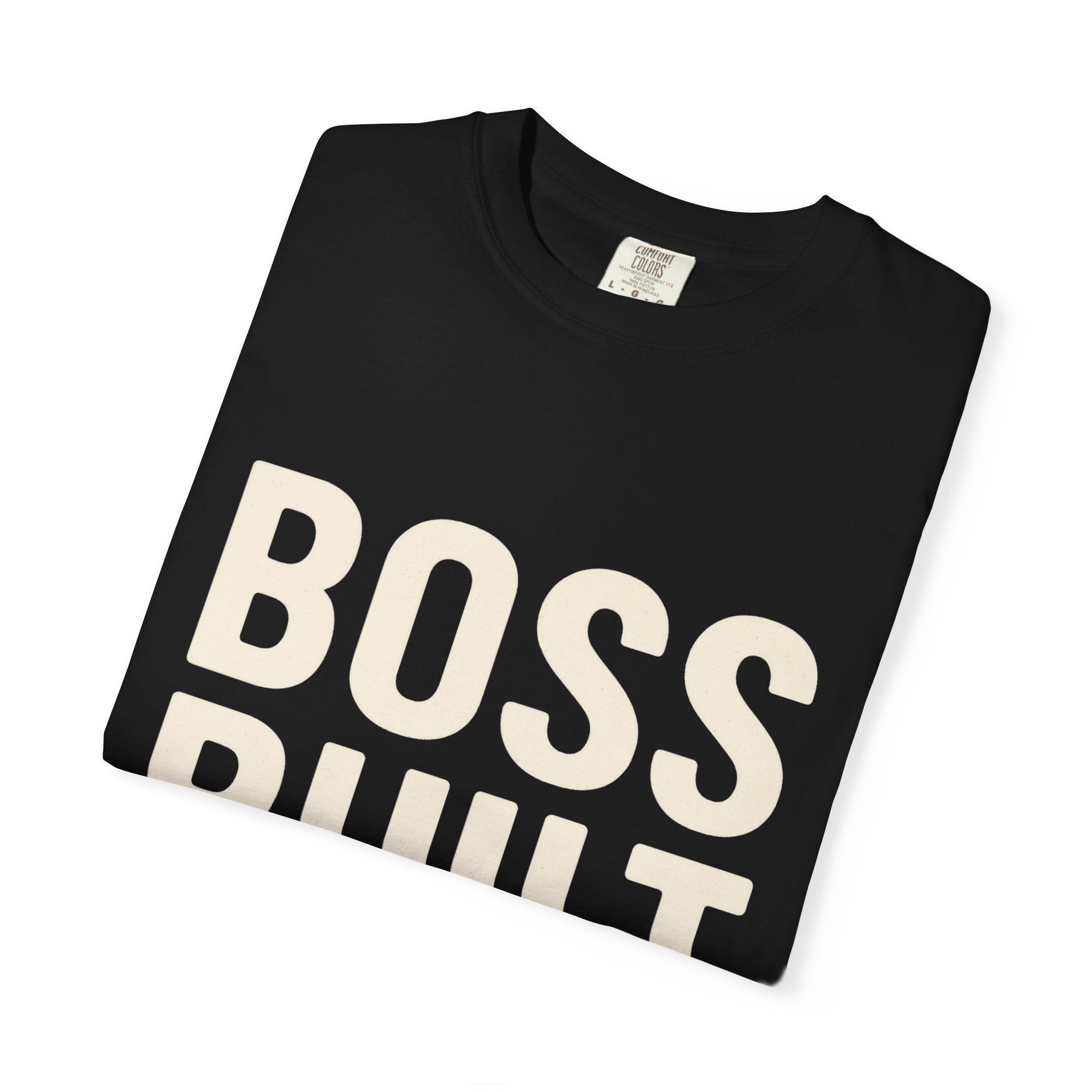 Boss Built Co. Graphic T-Shirt — Bold Logo Tee for Entrepreneurs & Makers