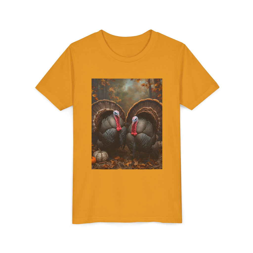 Thanksgiving Turkey Youth Short Sleeve Tee