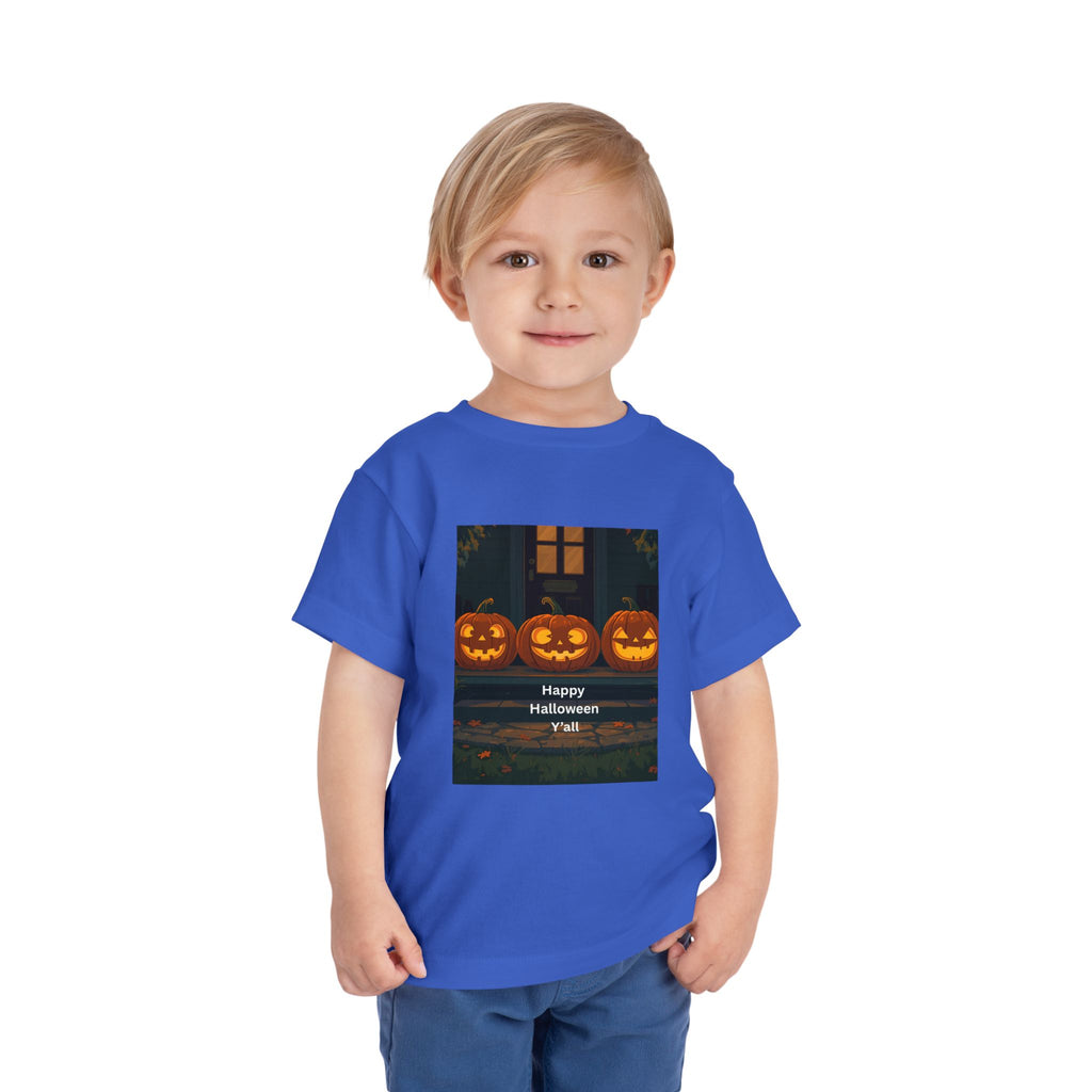 Spooky Pumpkin Toddler Short Sleeve Tee