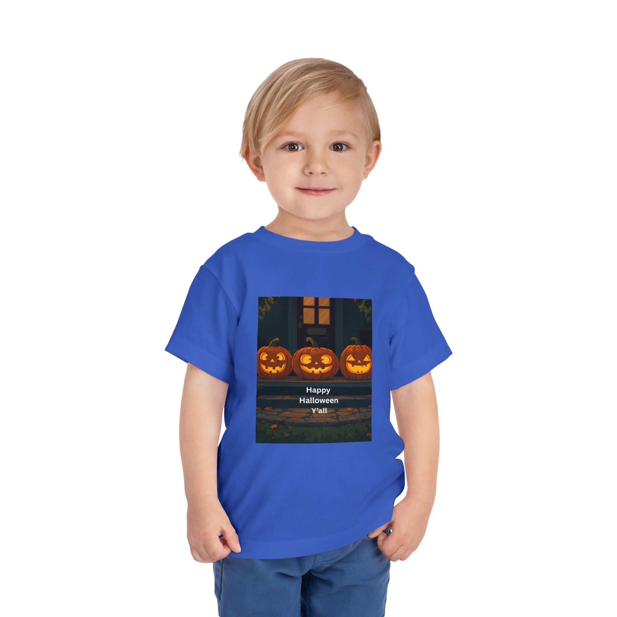 Spooky Pumpkin Toddler Short Sleeve Tee