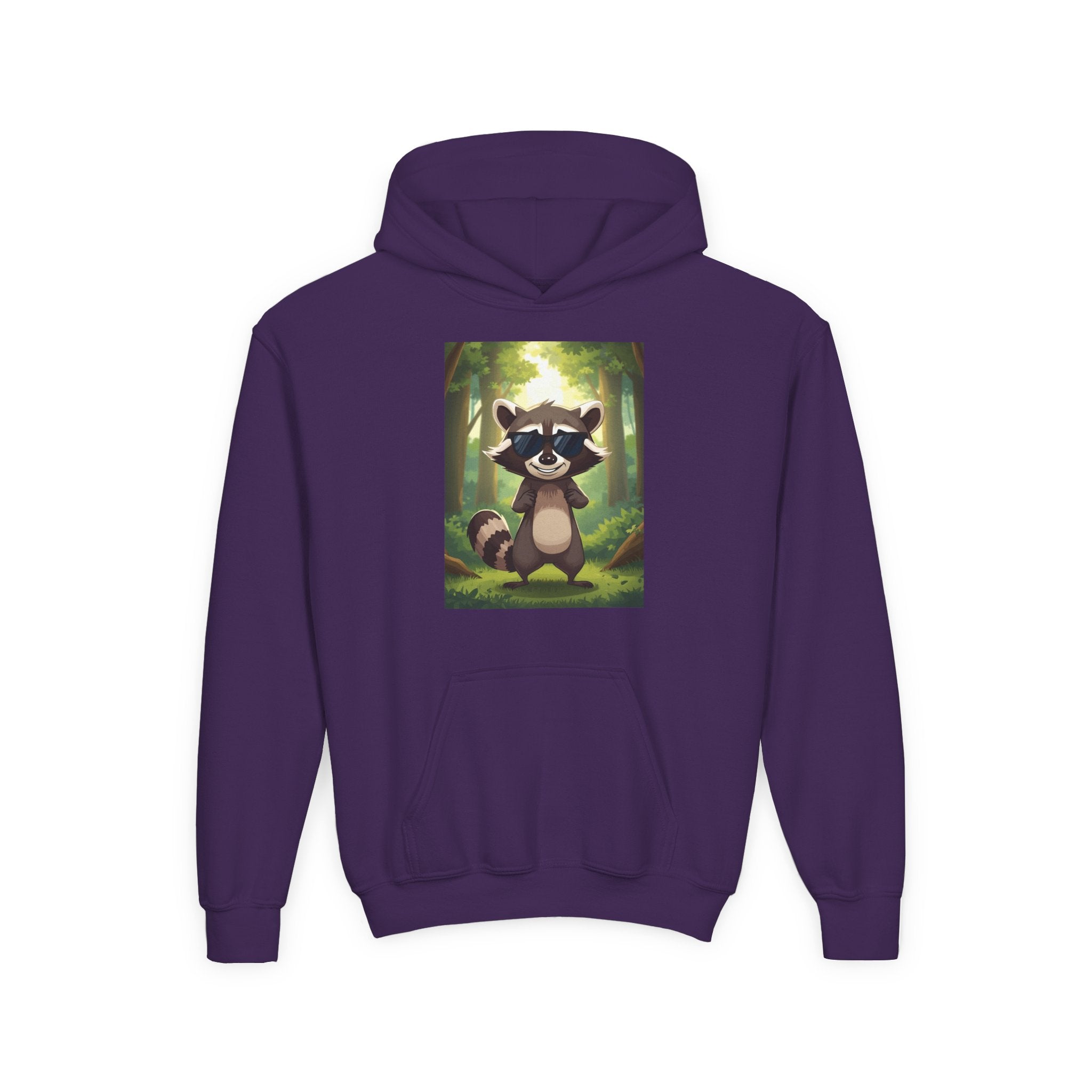 Raccoon Youth Heavy Blend Hooded Sweatshirt