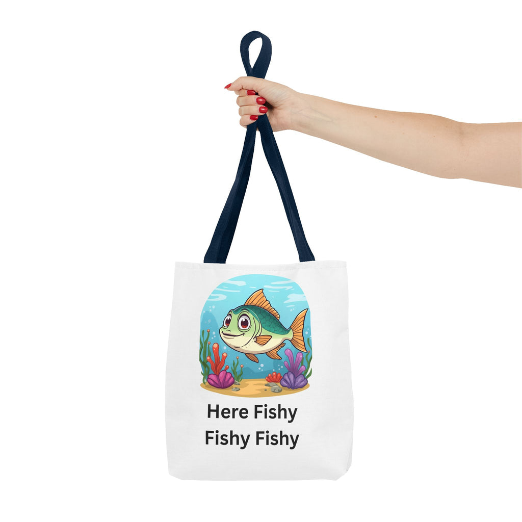 Here Fishy Fishy Fishy Tote Bag (AOP)