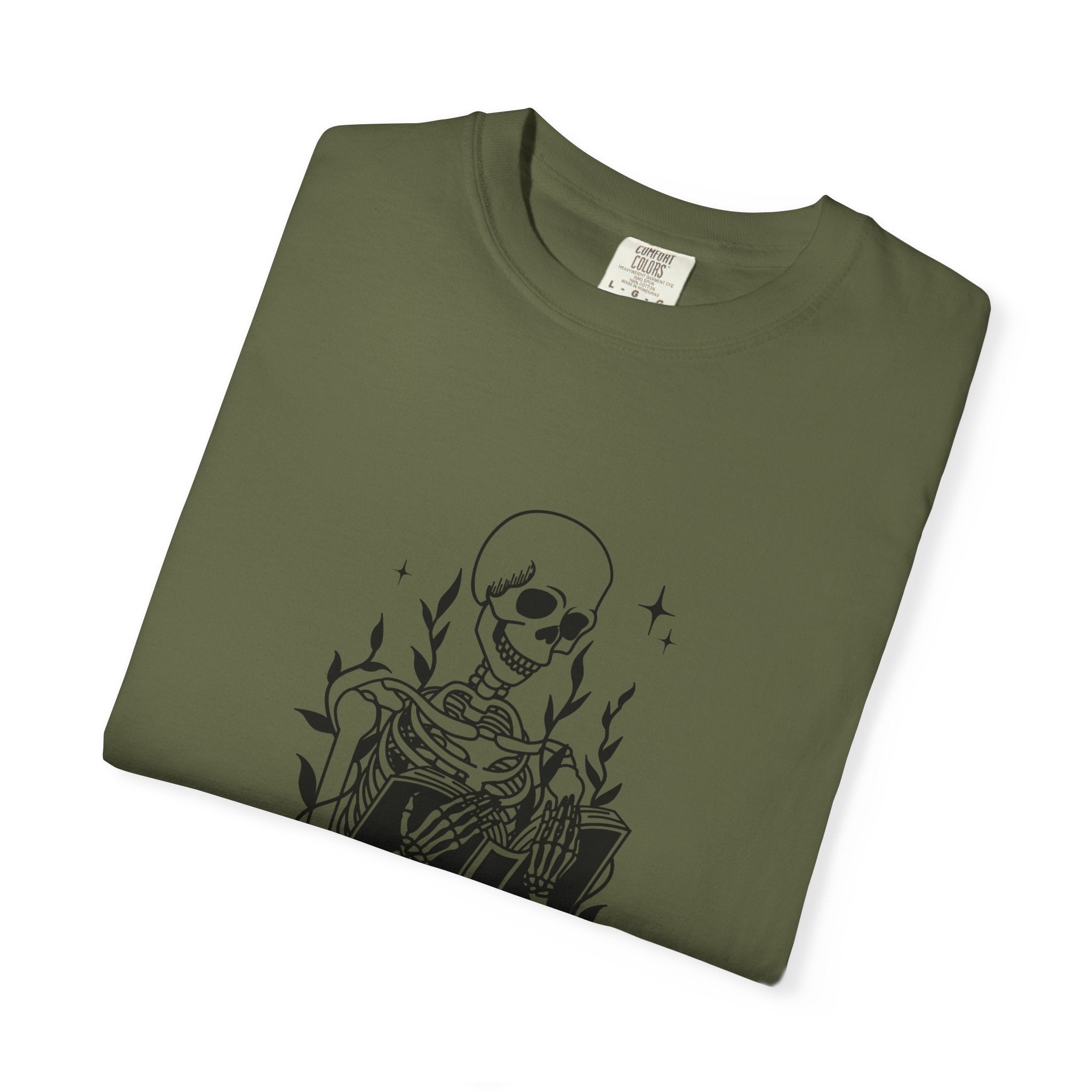 Spooky Skeleton Tee, Too Ghoul for School Shirt, Halloween T-Shirt, Unisex Graphic Tee, Fall Fashion Top, Goth Aesthetic Clothing