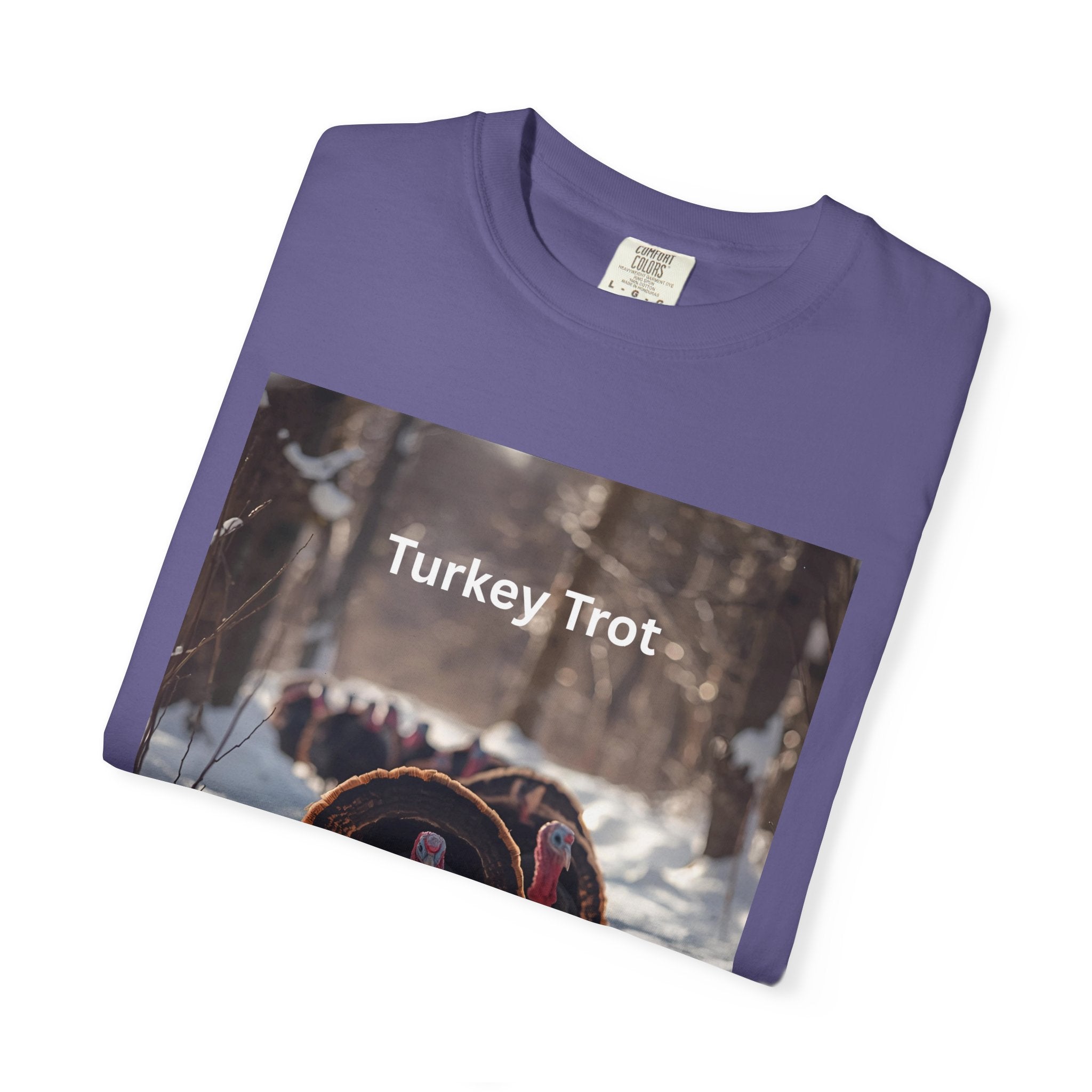 Turkey Trot Unisex T-Shirt, Casual Tee, Thanksgiving Apparel, Outdoor Fun Shirt, Festival Wear, Holiday Gift Idea