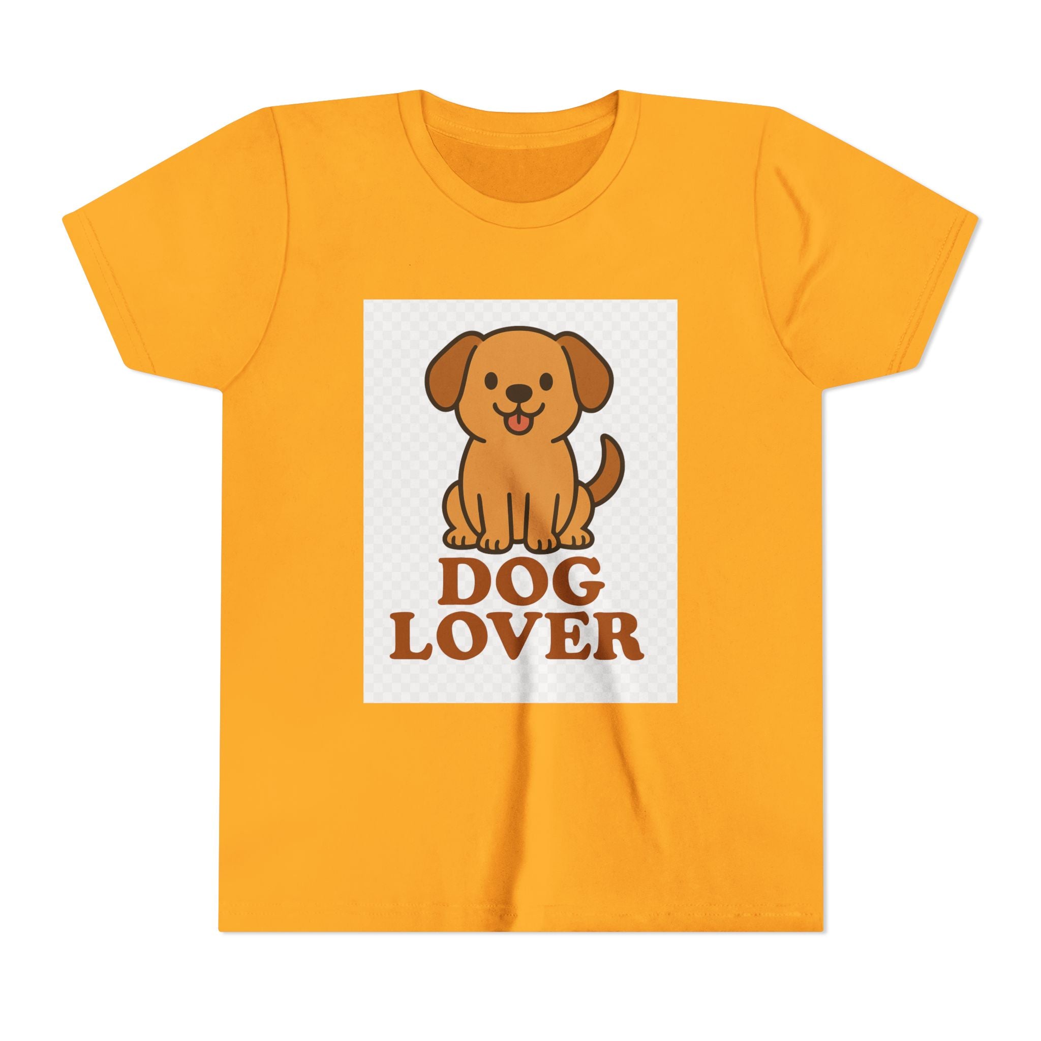 Cute Dog Lover Youth T-Shirt, Pet Lover Gift, Animal Tee, Kids Dog Shirt, Birthday Present for Kids, Fun Youth Apparel