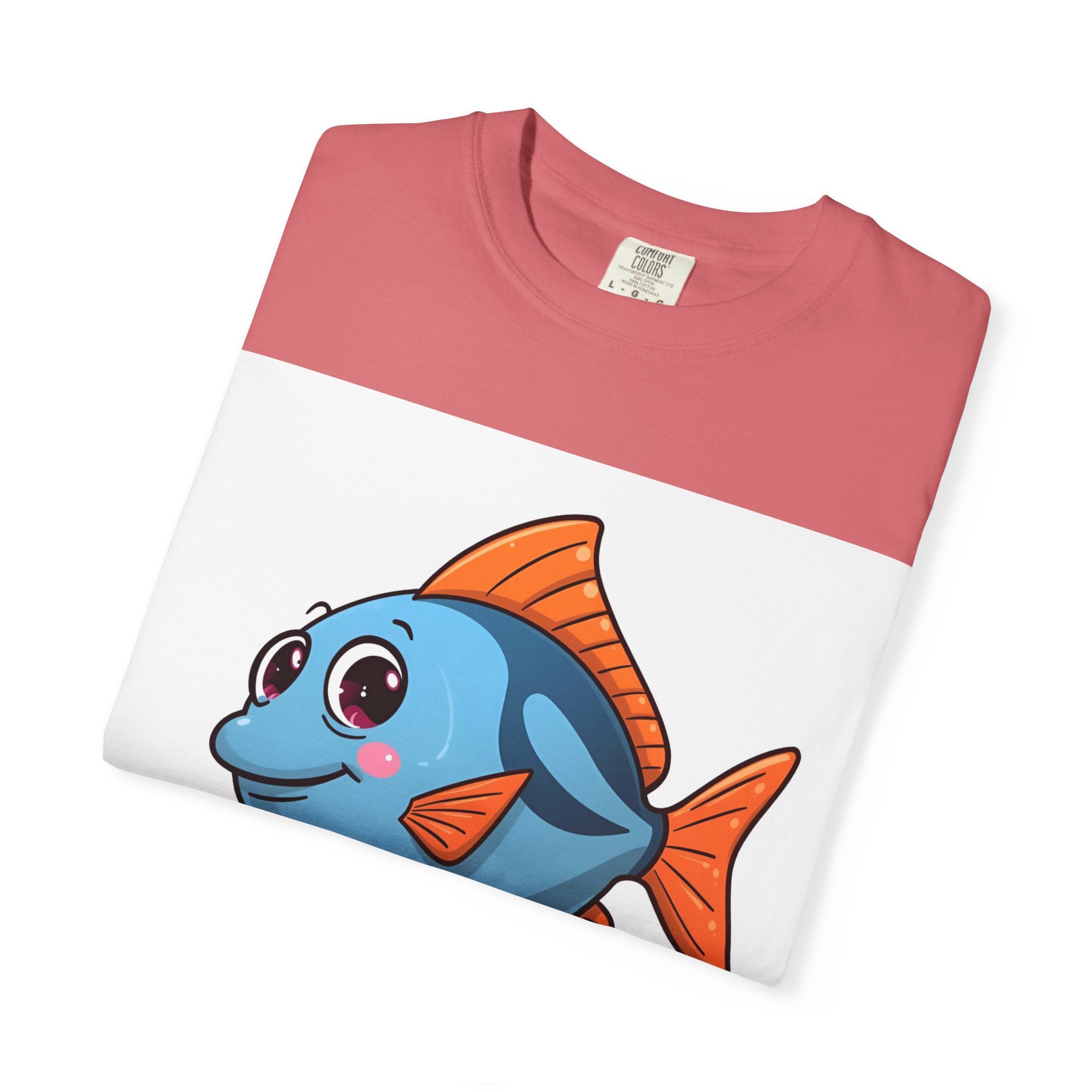 Here Fishy Fishy Fishy Unisex Garment-Dyed T-shirt