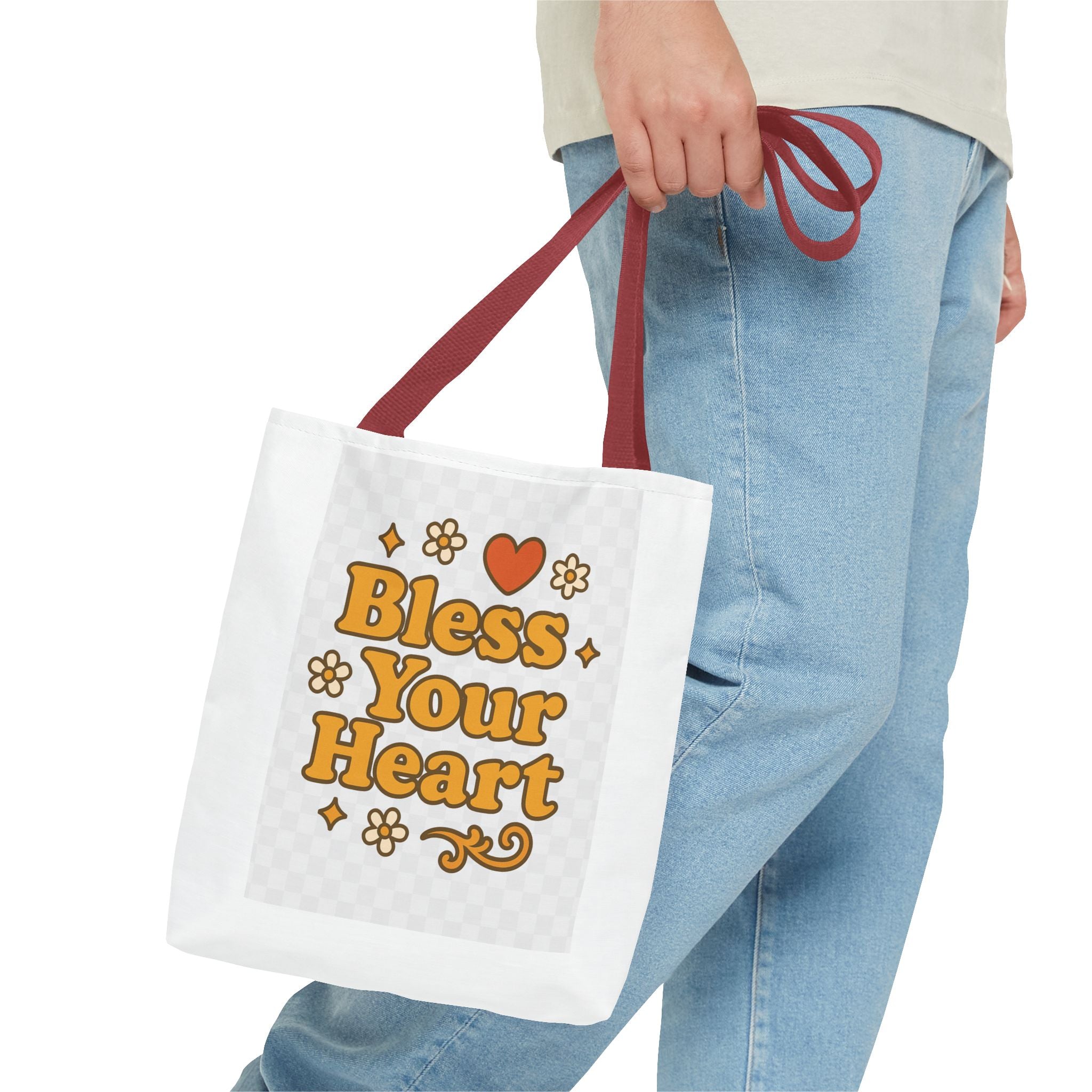 Bless Your Heart Tote Bag - Stylish and Cheerful Everyday Carryall