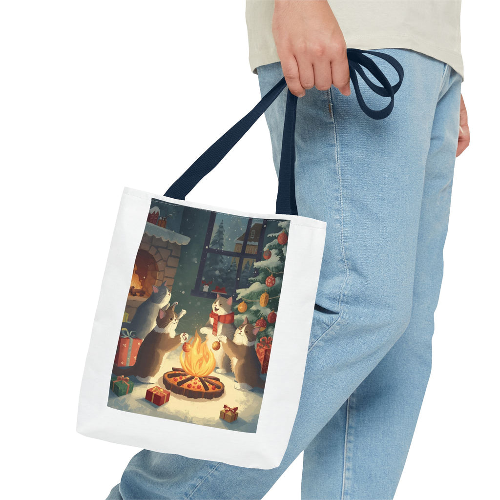 Cute Cats Christmas Tote Bag (AOP)
