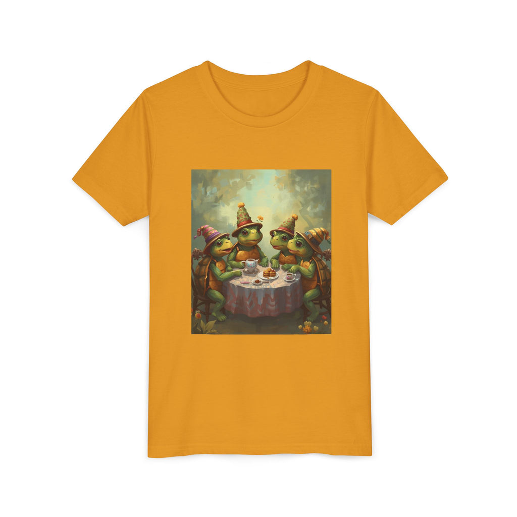Whimsical Turtle Youth Short Sleeve Tee