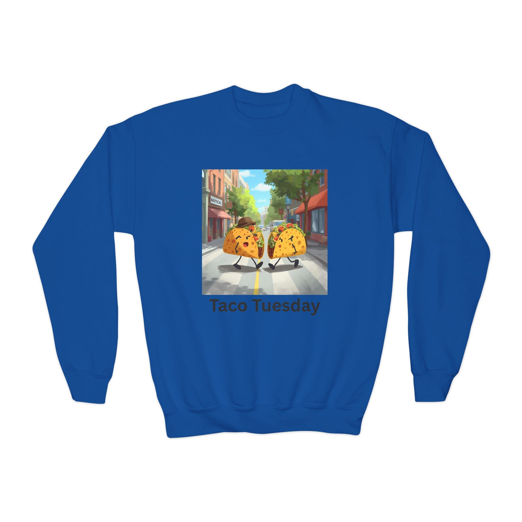 Taco Tuesday Youth Crewneck Sweatshirt
