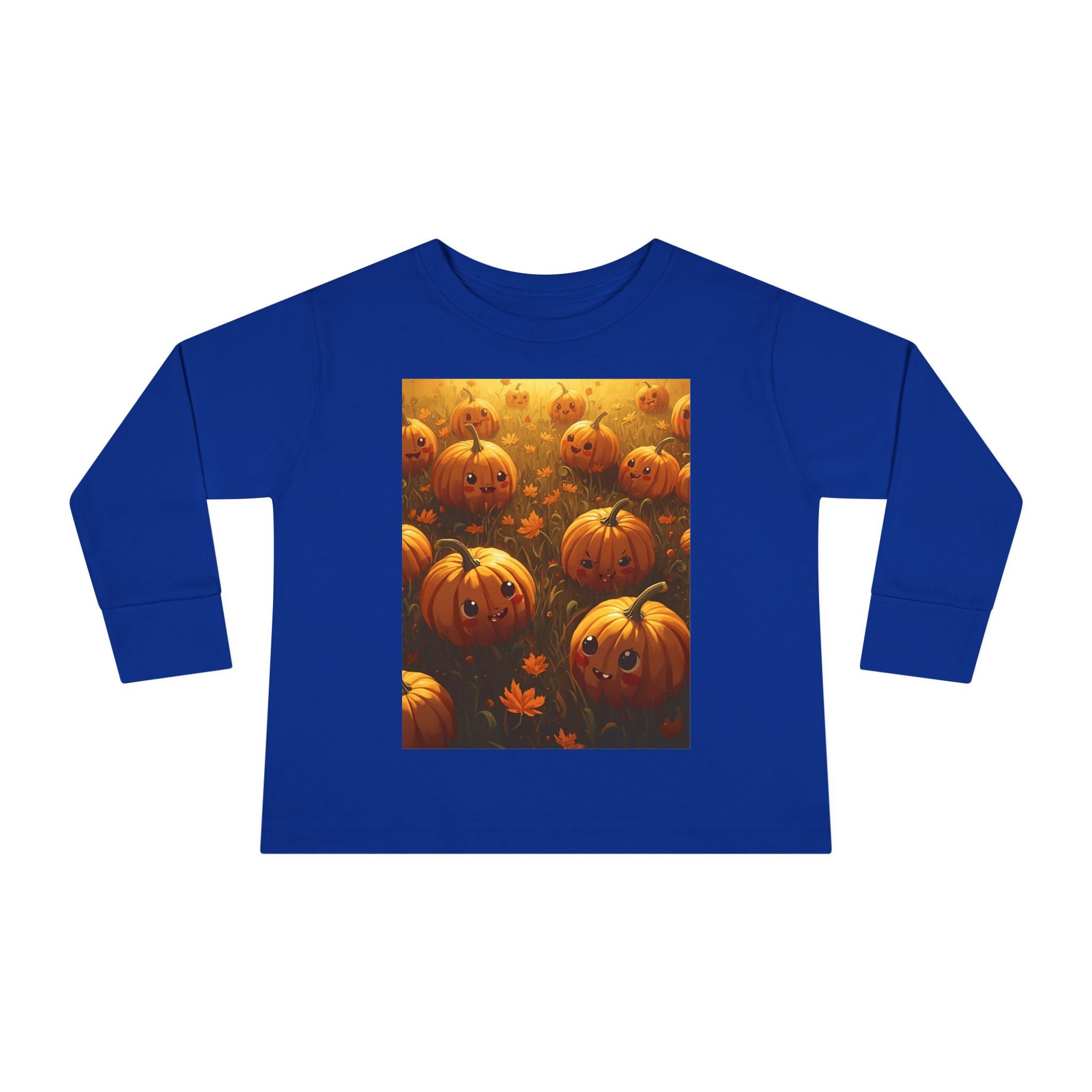 Halloween Pumpkin Toddler Long Sleeve Tee, Cute Fall Shirt, Kids Halloween Costume, Pumpkin Patch, Toddler Gift, Holiday Apparel