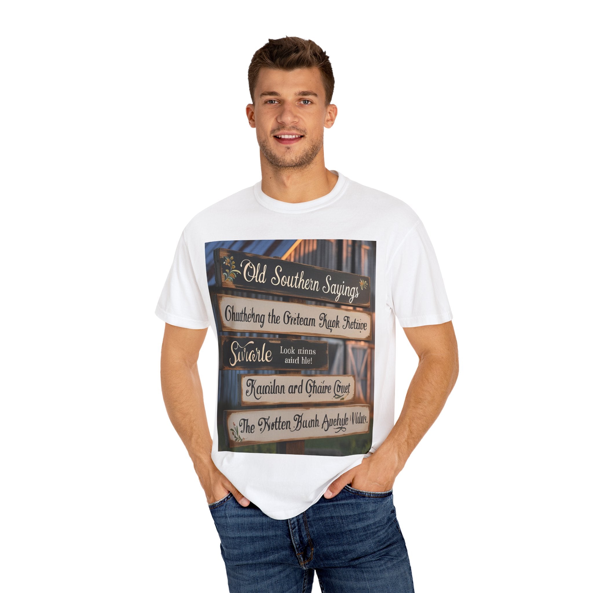 Old Southern Sayings Crossing T-Shirt, Gift for Southerners, Vintage Style Tee, Casual Comfort Wear, Perfect for Gatherings and Celebrations