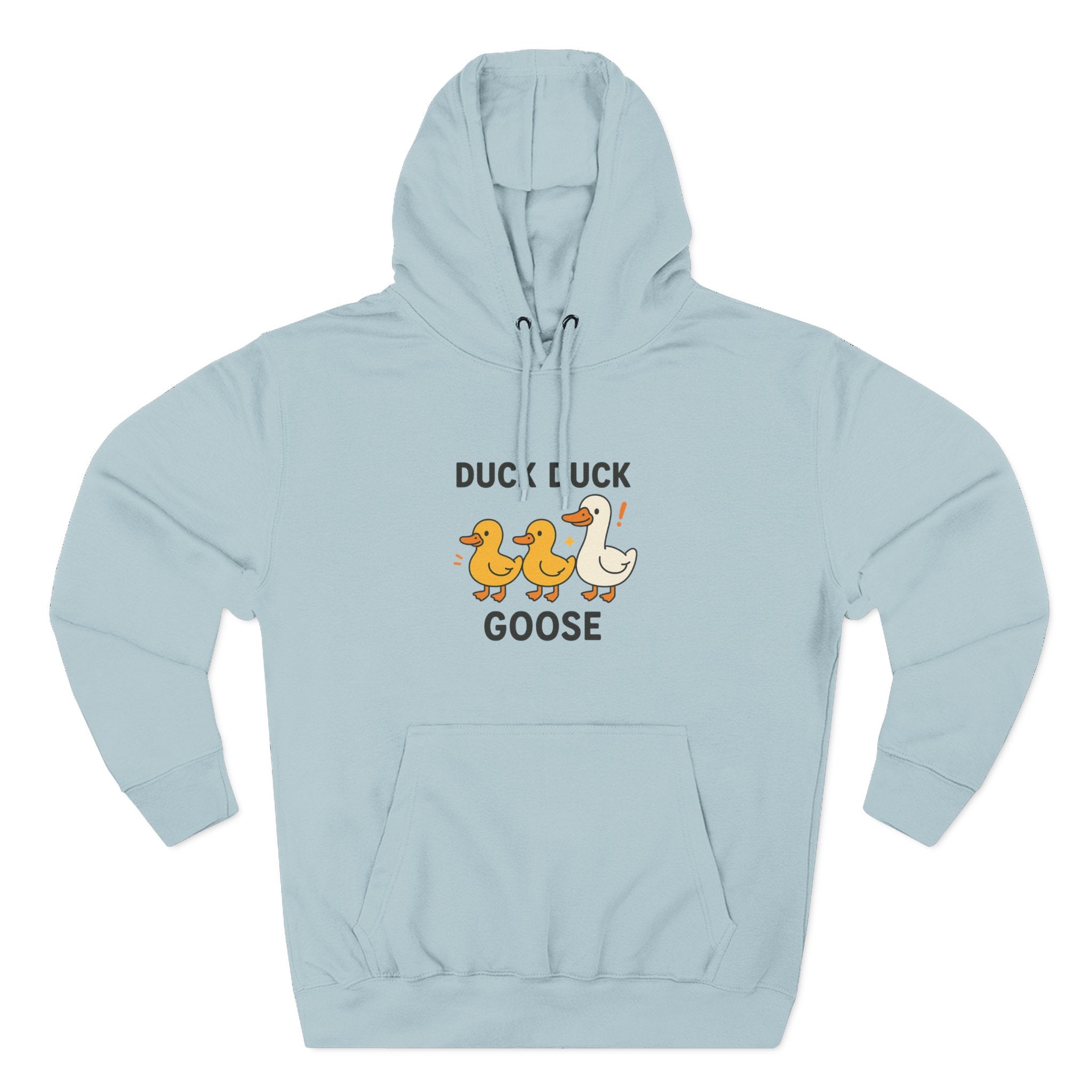 Cute Duck Duck Goose Hoodie, Funny Fleece Sweatshirt, Gift for Kids and Adults, Perfect for Fall and Casual Wear