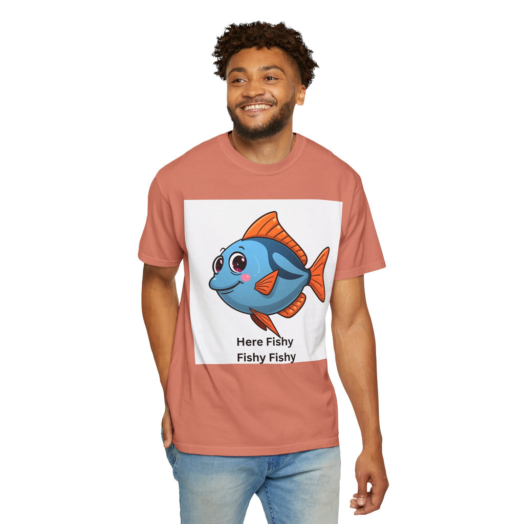 Fishy Fishy Fishy Unisex Garment-Dyed T-shirt