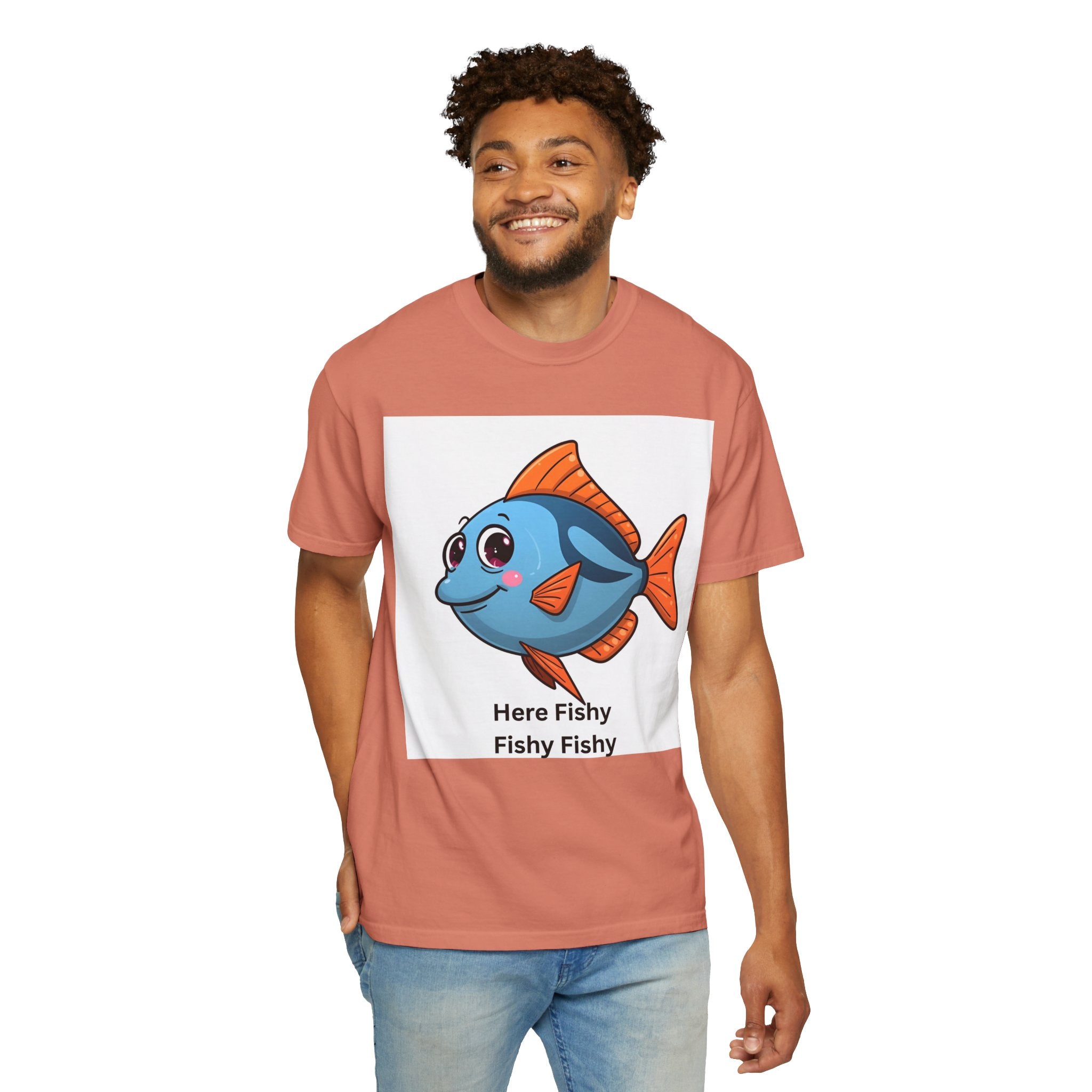 Fishy Fishy Fishy Unisex Garment-Dyed T-shirt