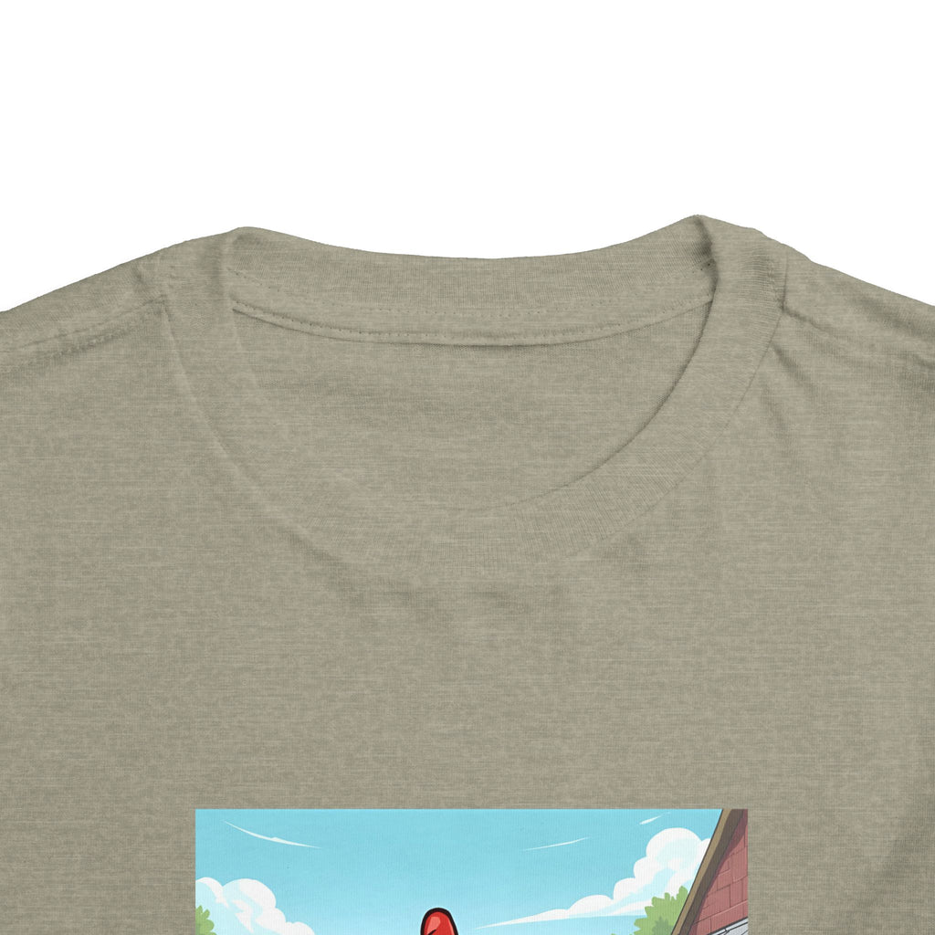 Chicken Funny Toddler Short Sleeve Tee