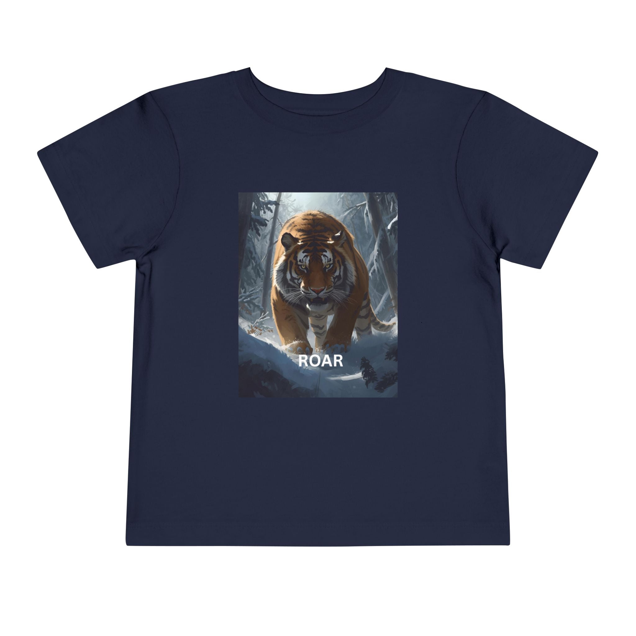 Tiger Roar Snow Toddler Short Sleeve Tee