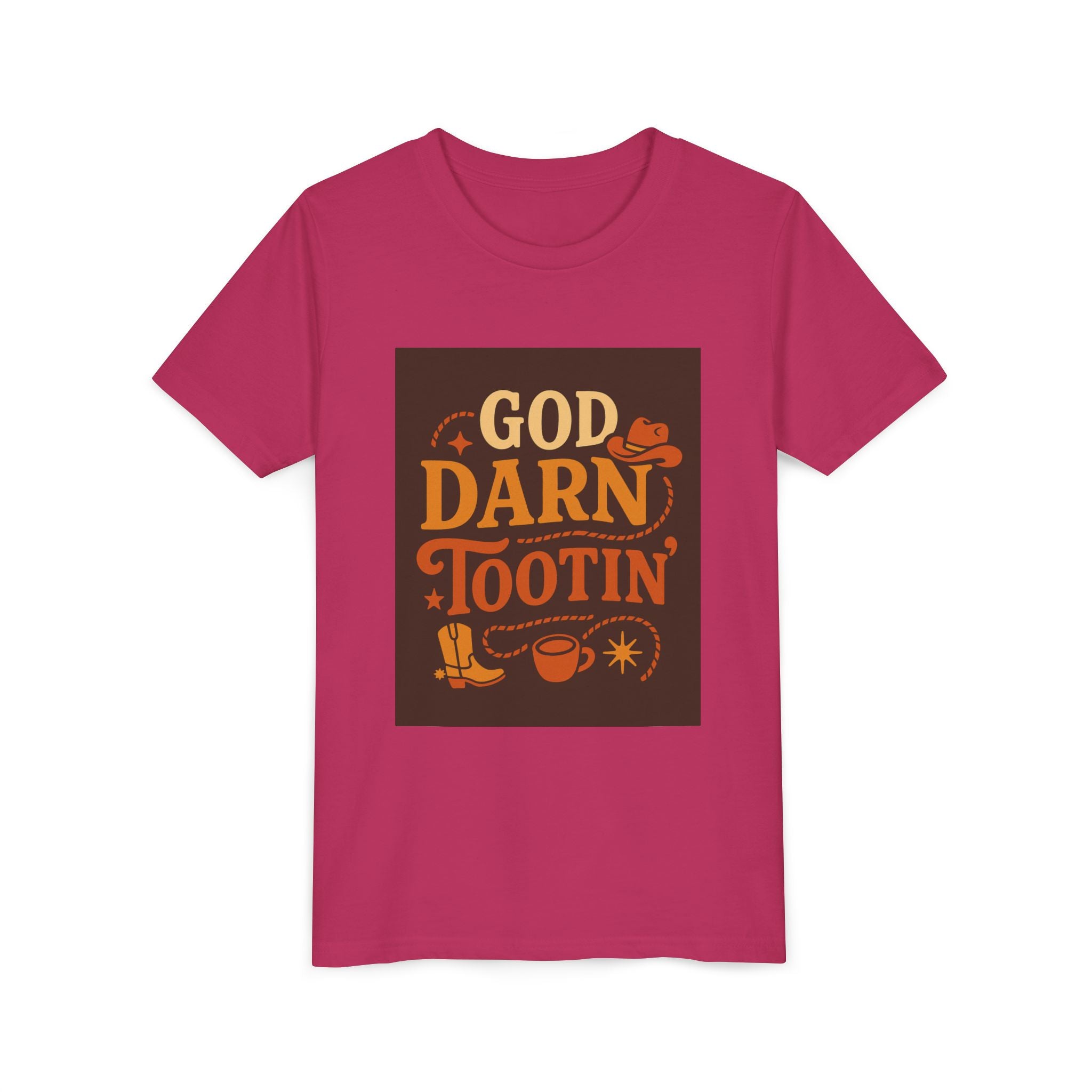 God Darn Tootin Youth Short Sleeve Tee