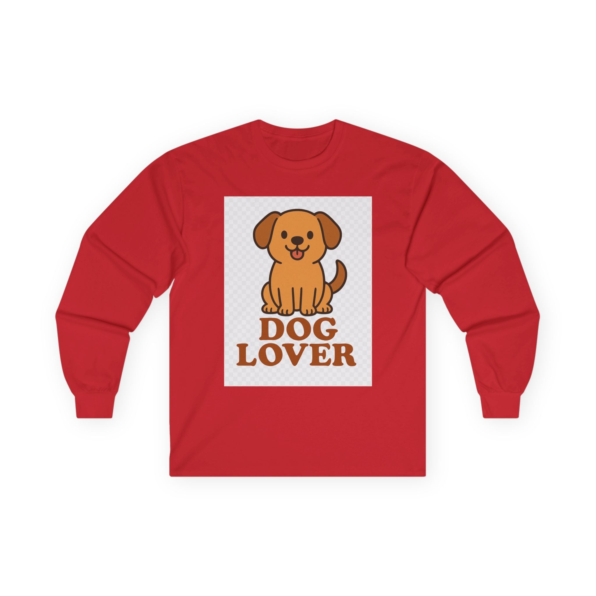 Dog Lover Long Sleeve Tee, Unisex Tee for Pet Enthusiasts, Cute Dog Apparel, Gift for Dog Owners, Casual Everyday Wear