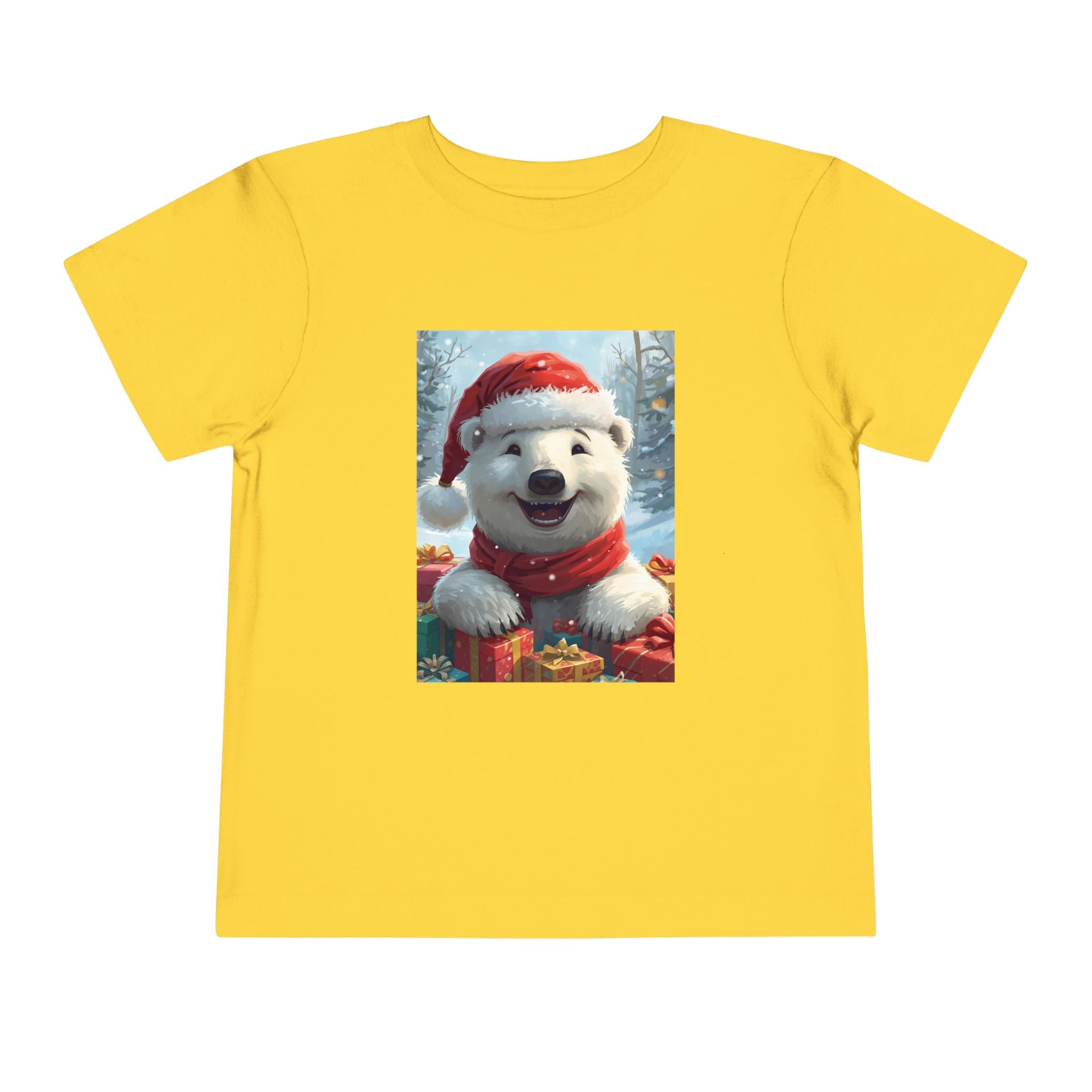Christmas Bear Toddler Short Sleeve Tee