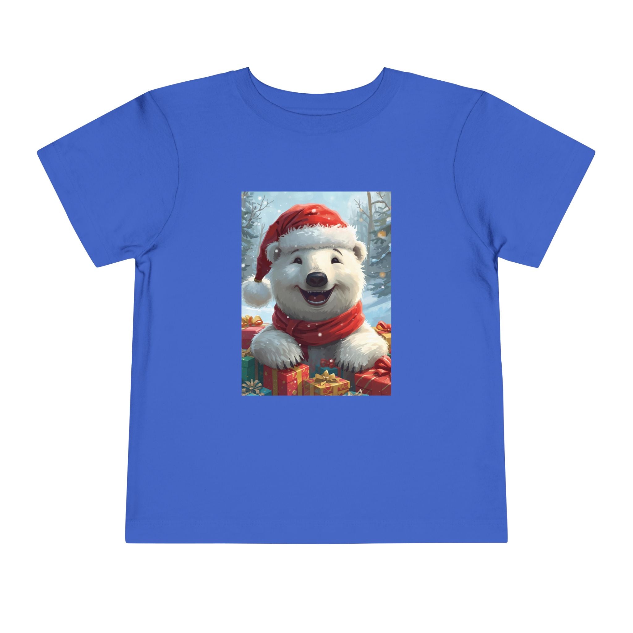 Christmas Bear Toddler Short Sleeve Tee