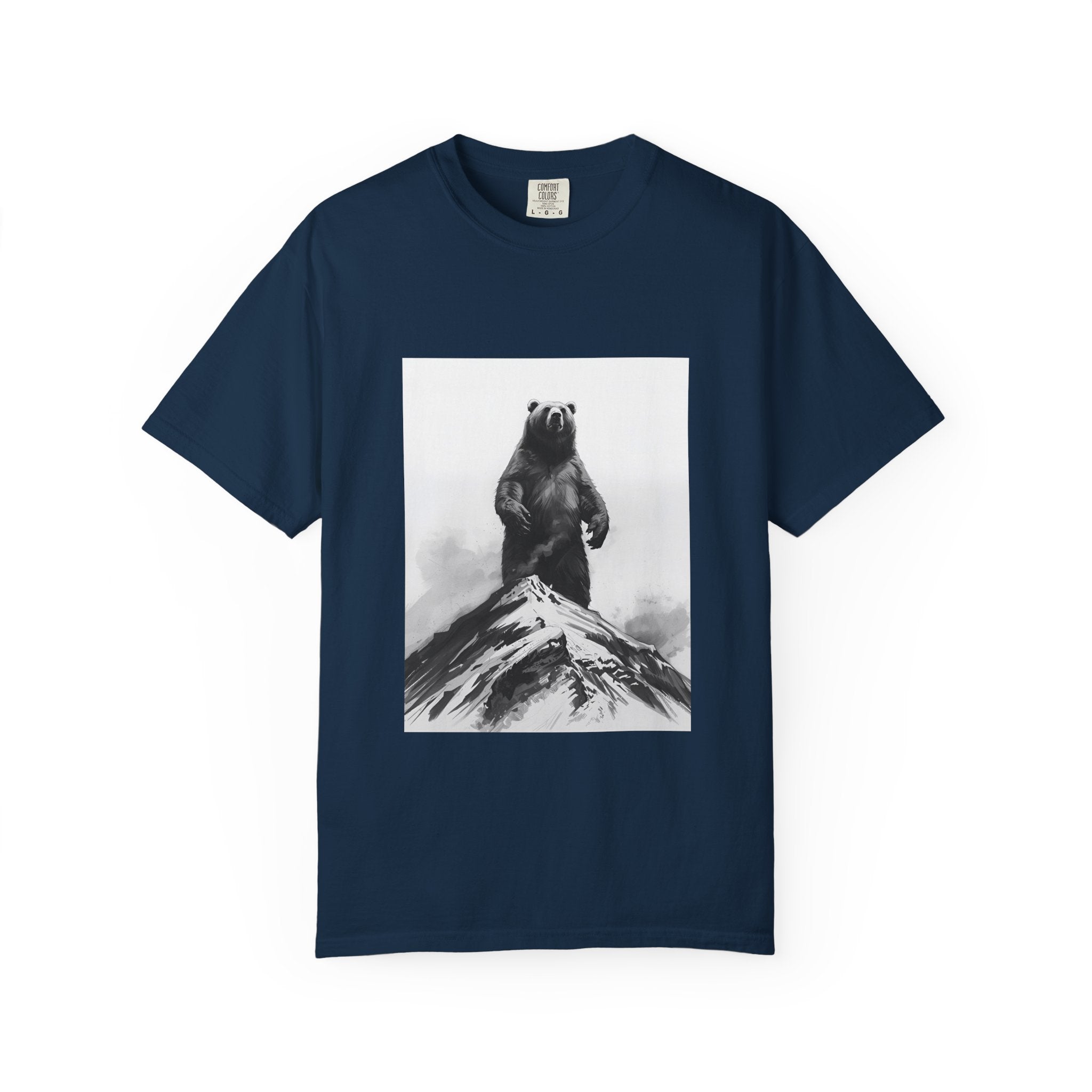 Bear Mountain Snow Unisex Garment-Dyed T-shirt