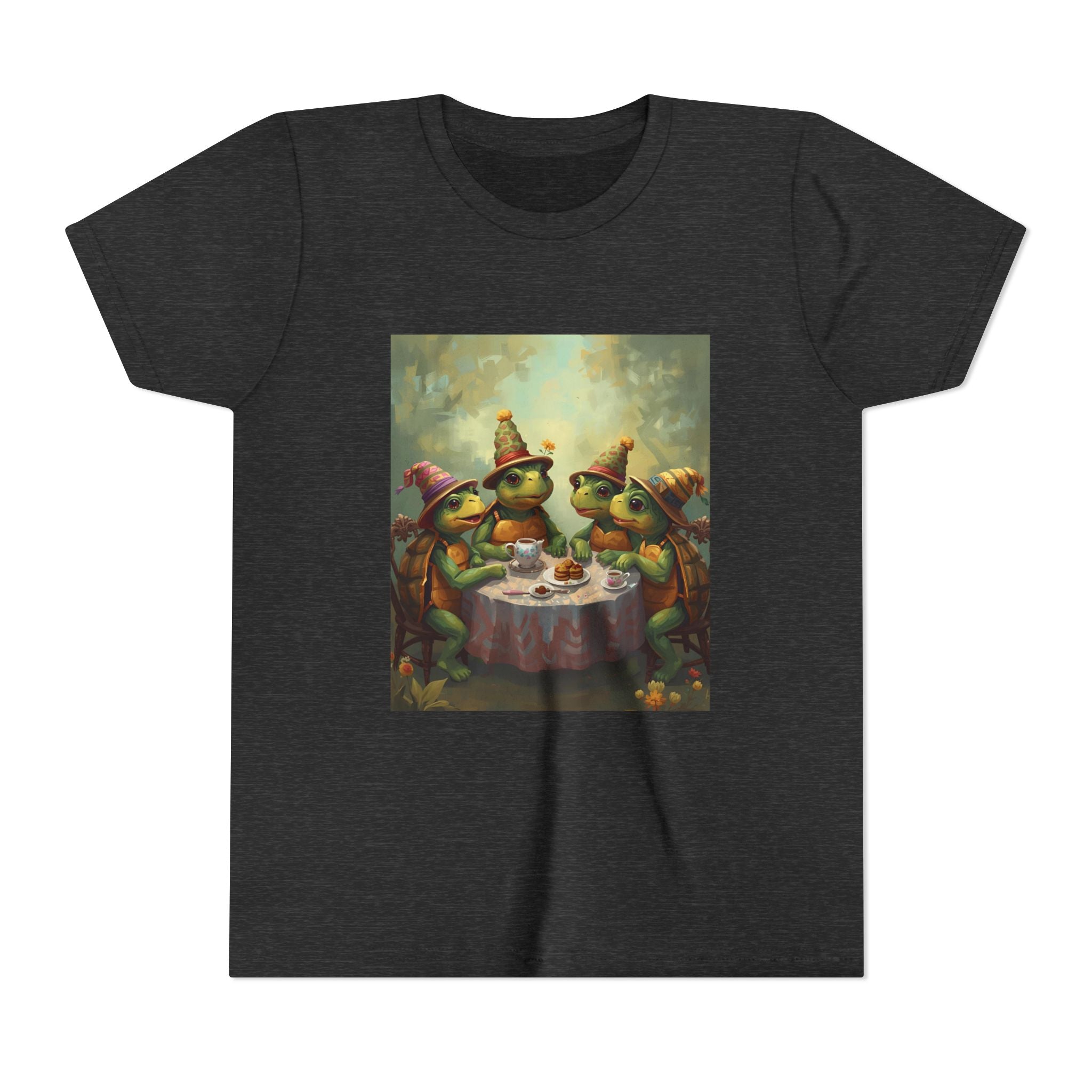 Whimsical Turtle Youth Short Sleeve Tee
