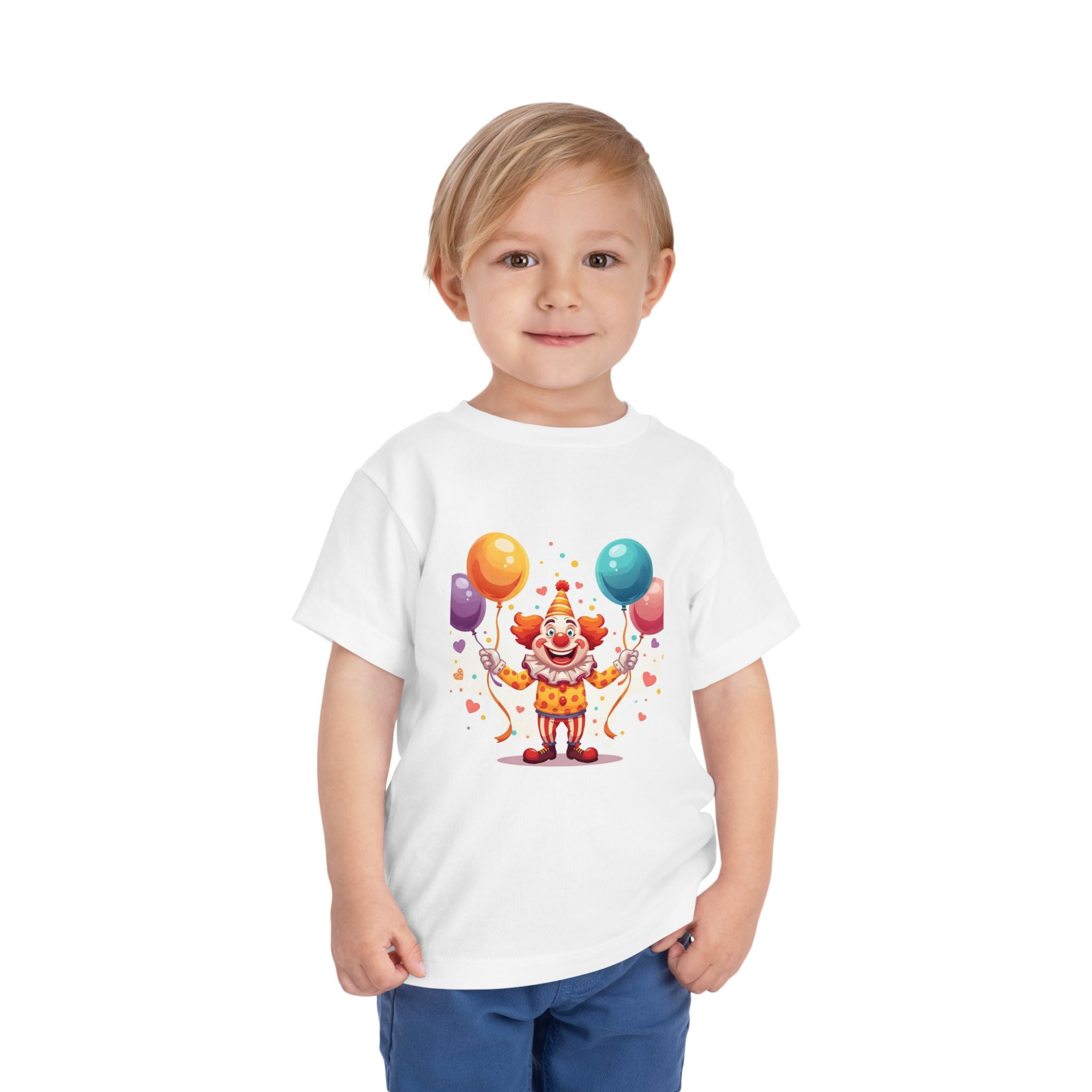 Funny Clown Toddler Short Sleeve Tee