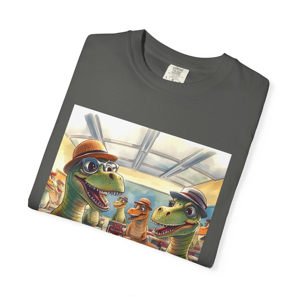 Dinosaur Classroom Unisex T-shirt, Fun Gift for Kids, Cool Graphic Tee for Teachers, Classroom Humor Outfit, Unique Dino Design