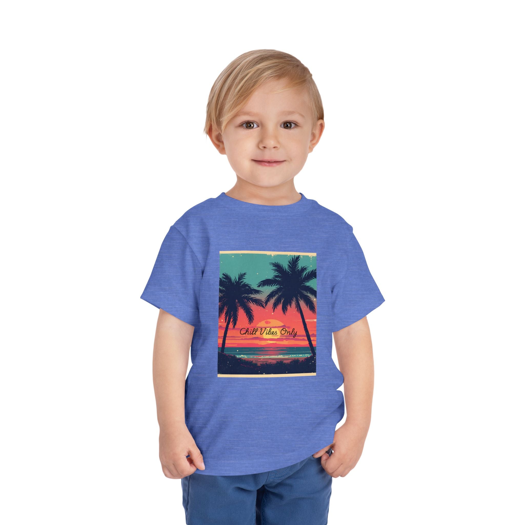 Tropical Sunset Toddler Short Sleeve Tee
